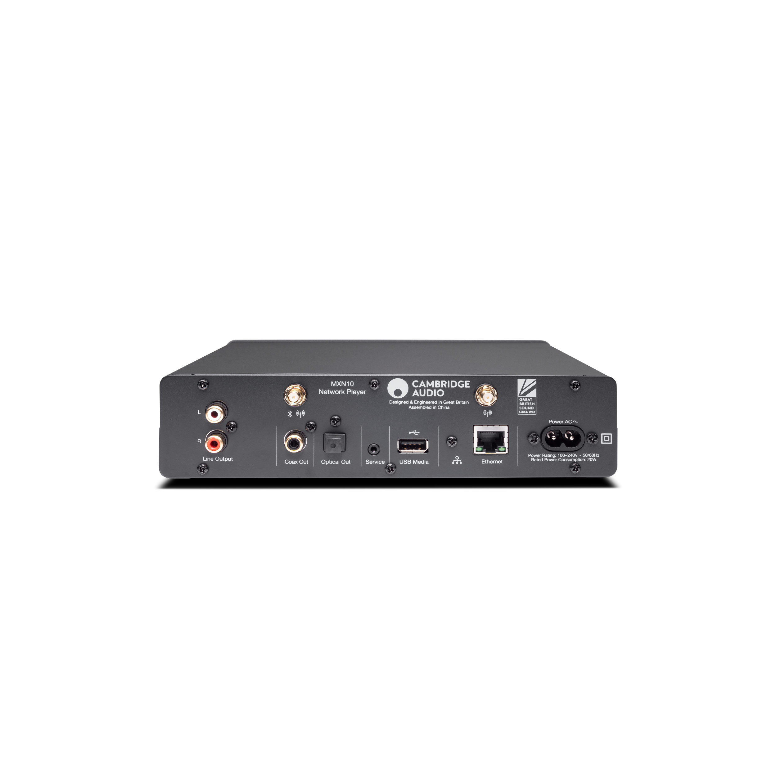 Cambridge network player gray back Cambridge network player gray back