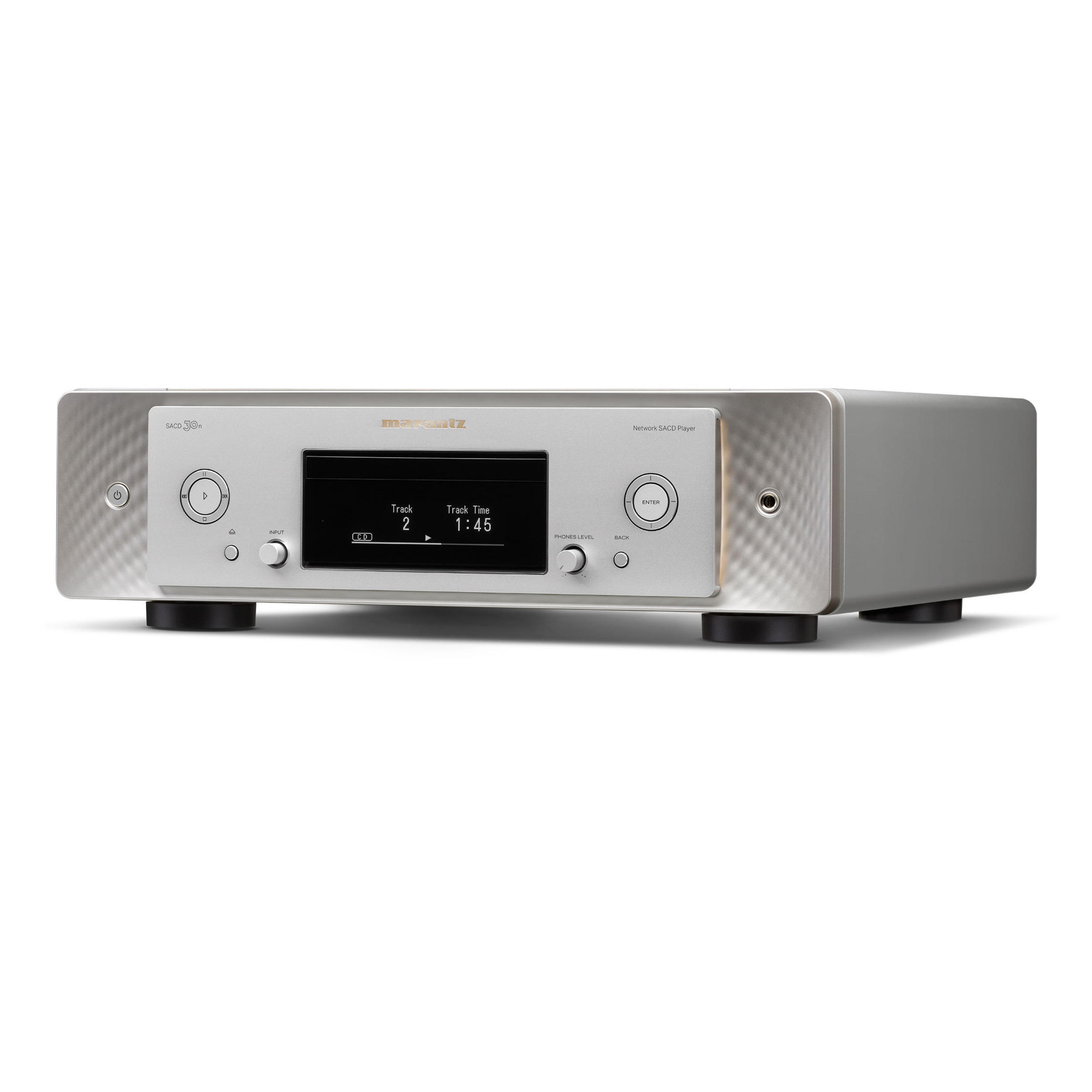 Mertz SACD 30n in silver gold front turned Mertz SACD 30n in silver gold front turned