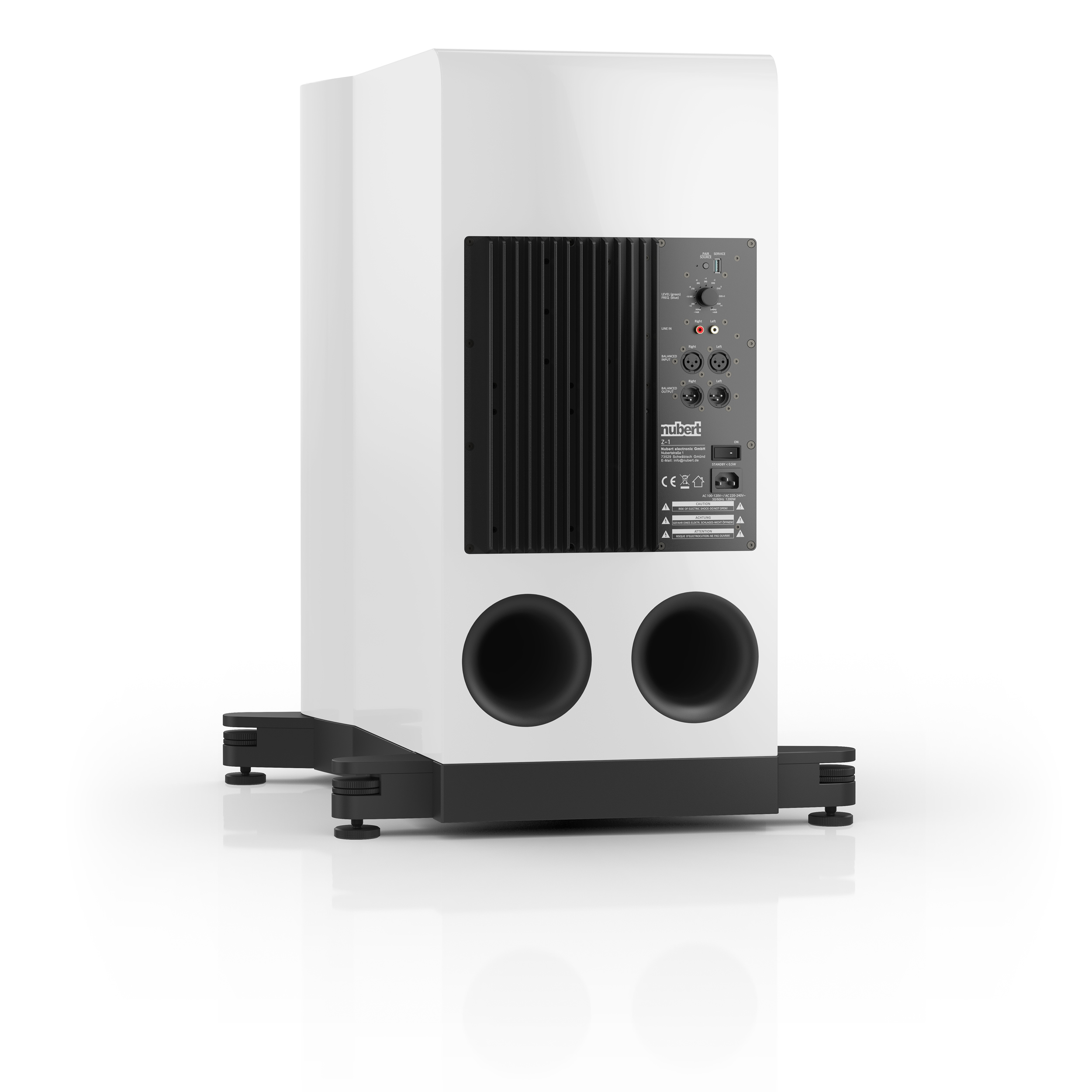 nuVero nova 1w Weiß Rückansicht