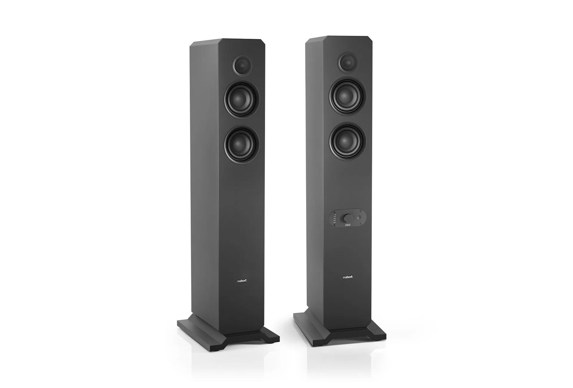 nuJubilee 50 floorstanding speaker pair in black