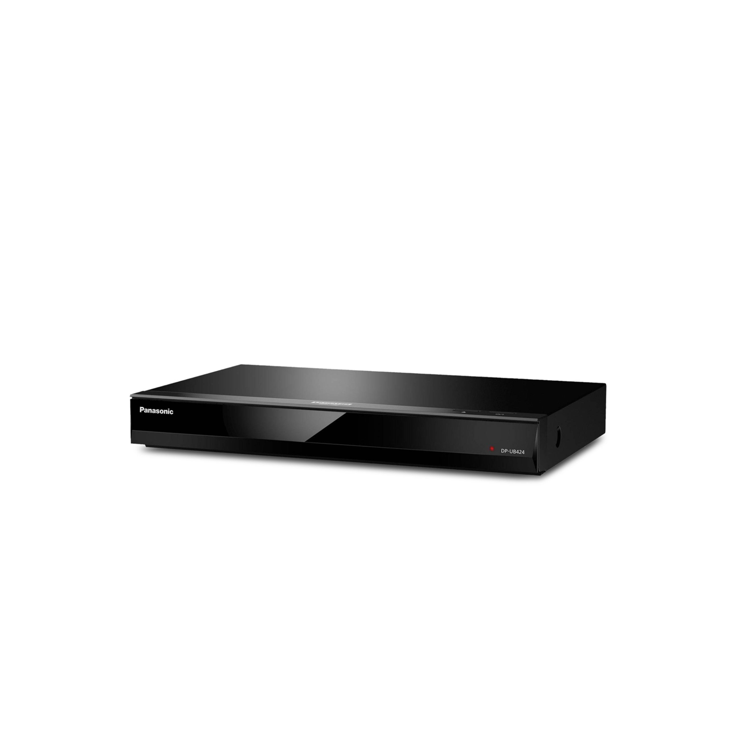Panasonic Bluray Player DP-UB424 EG K in black front Panasonic Bluray Player DP-UB424 EG K in black front