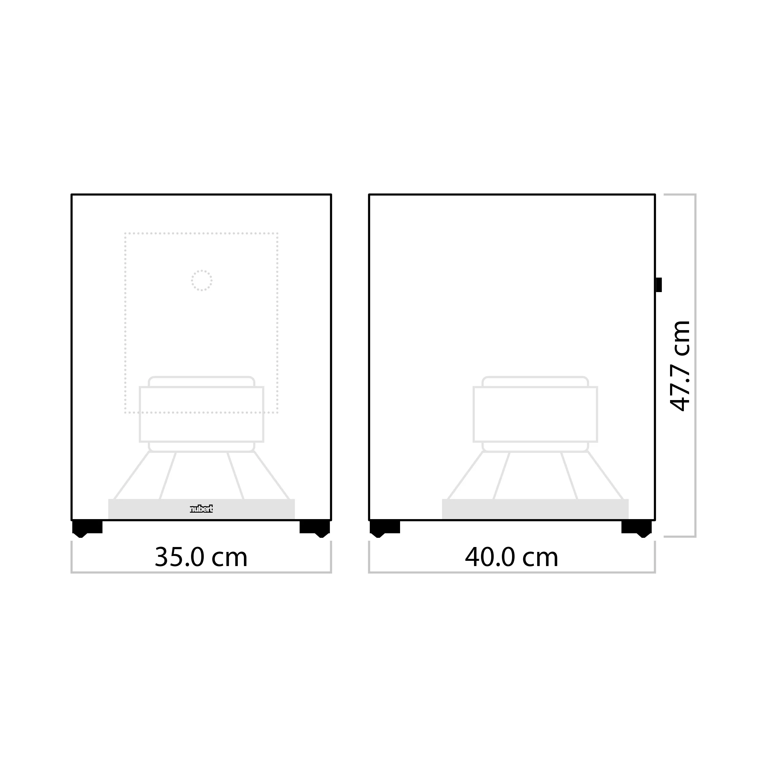 nuSub XW-900 Dimensions nuSub XW-900 Measurements