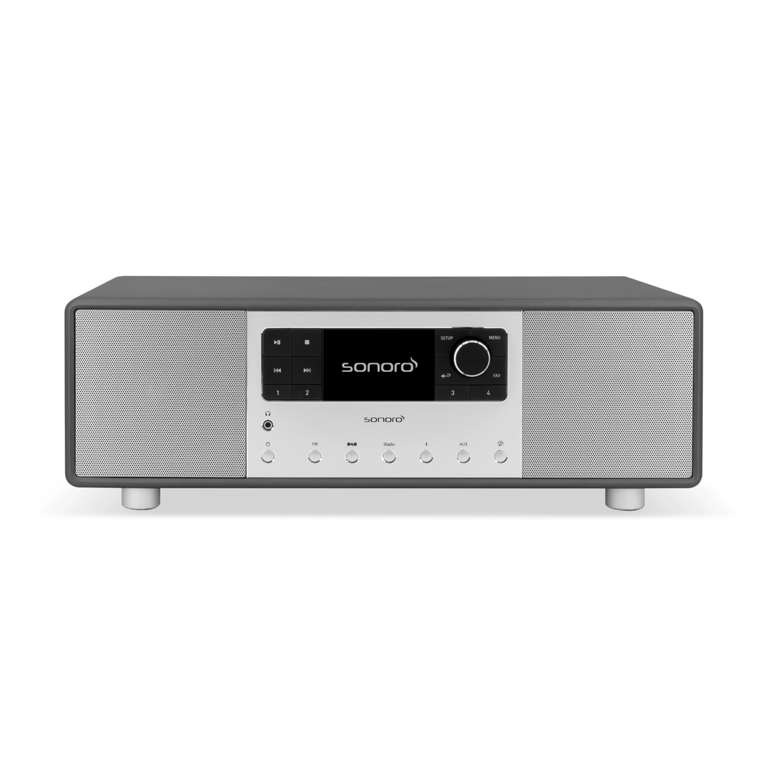 Sonoro Primus Graphit Matt Silber Front