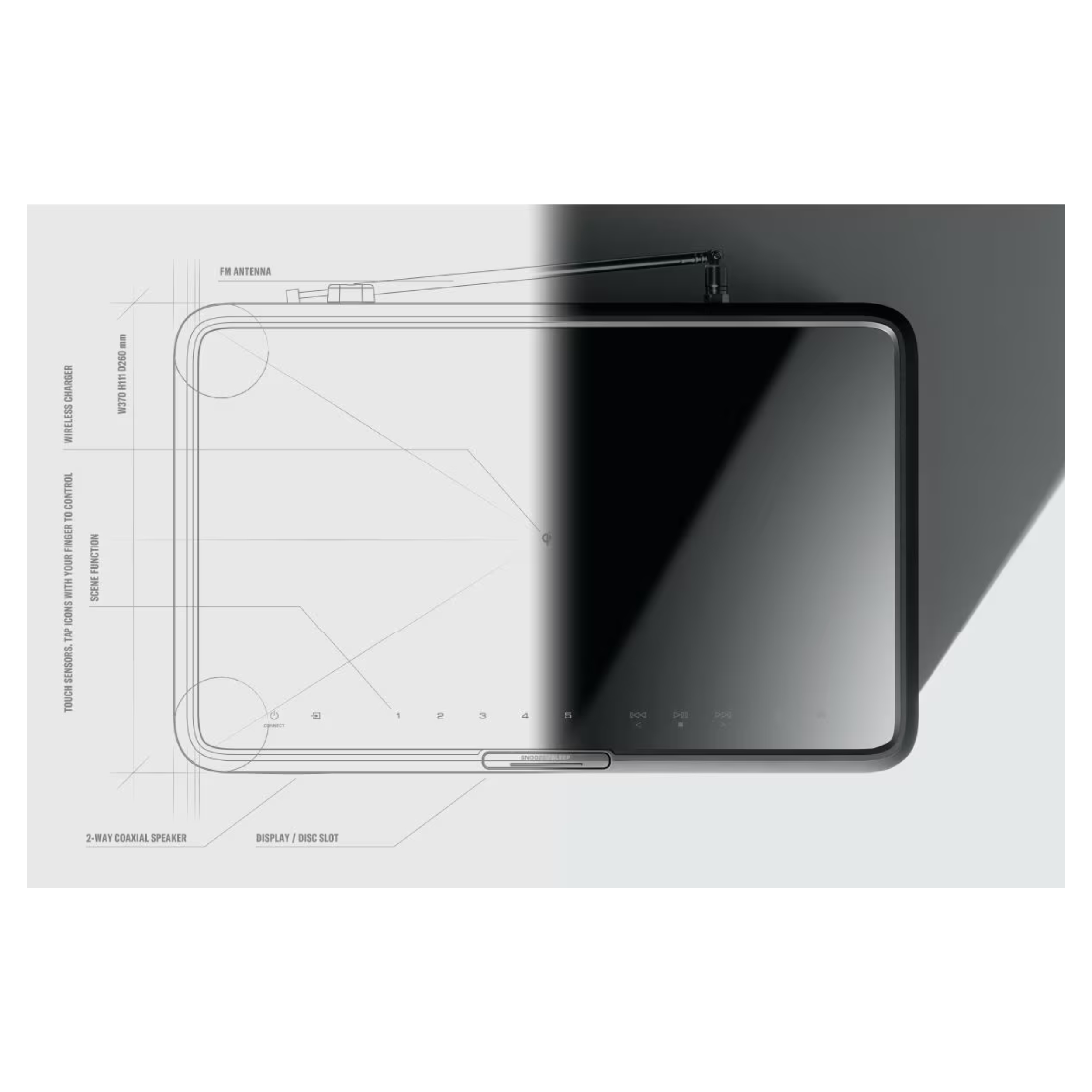 Yamaha Netzwerklautsprecher MusicCast 200 schwarz Schema Yamaha Netzwerklautsprecher MusicCast 200 schwarz Schema