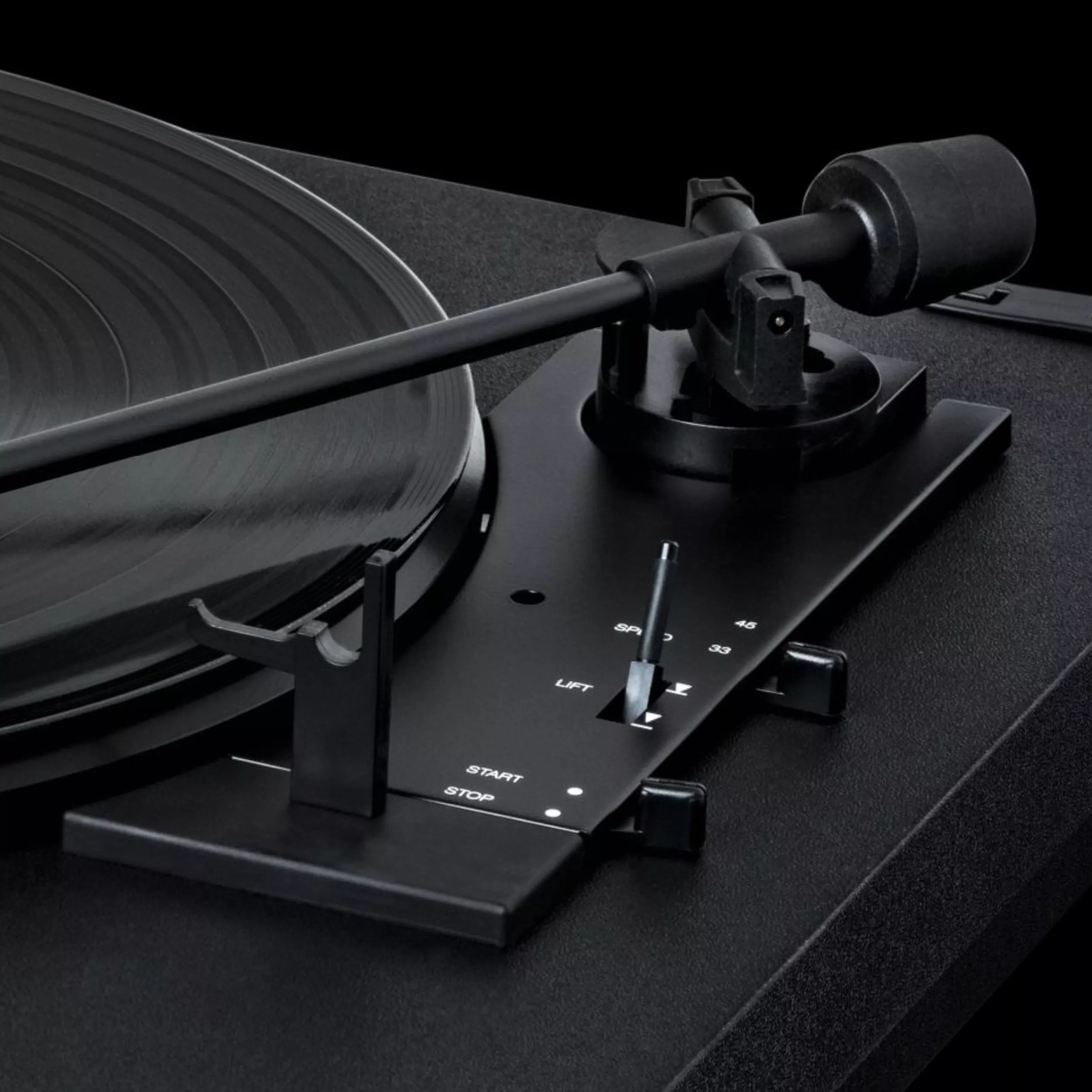 Pro-ject Plattenspieler A1 in Schwarz Detailbild 