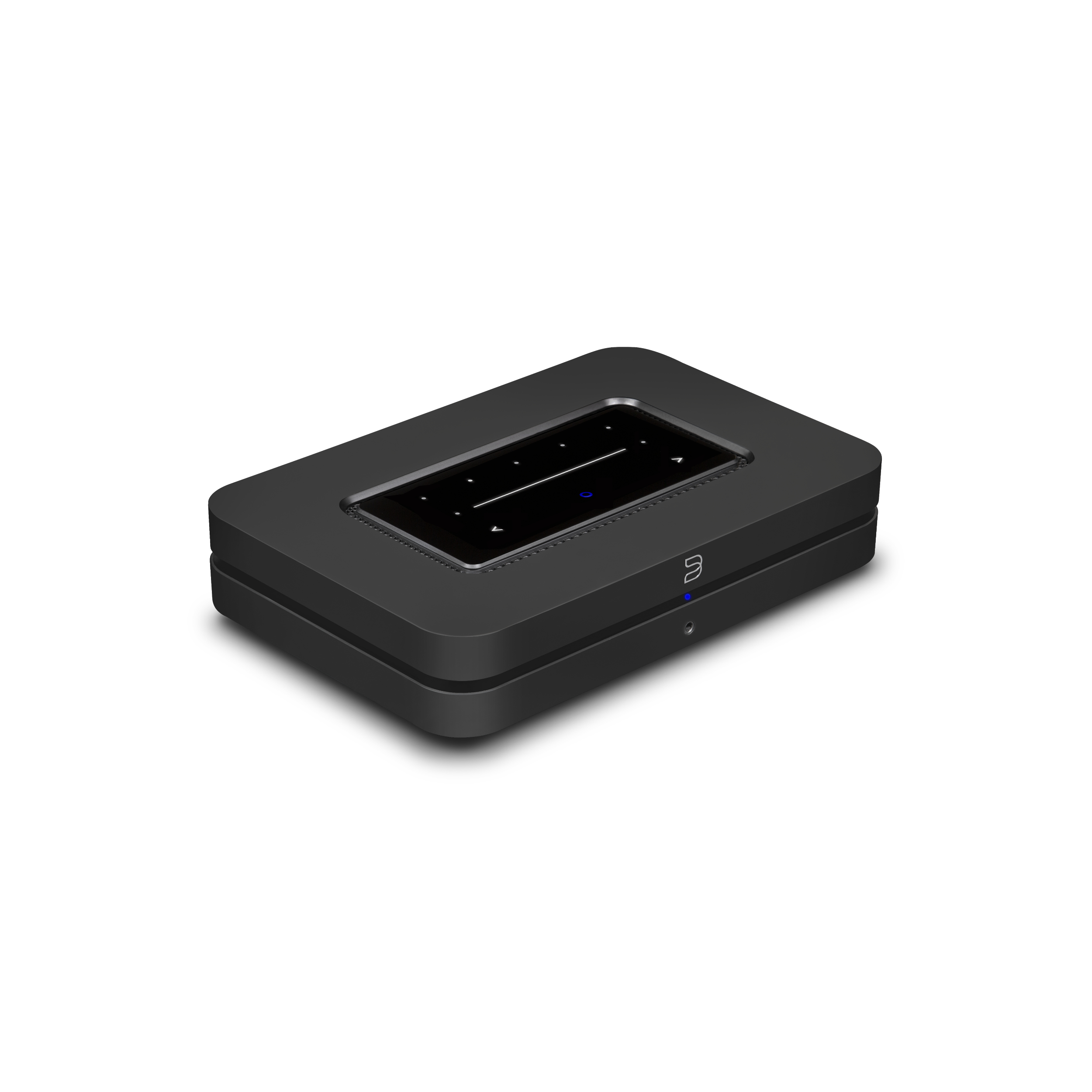 Bluesound Netzwerkplayer Node schwarz top side Bluesound Netzwerkplayer Node schwarz top side