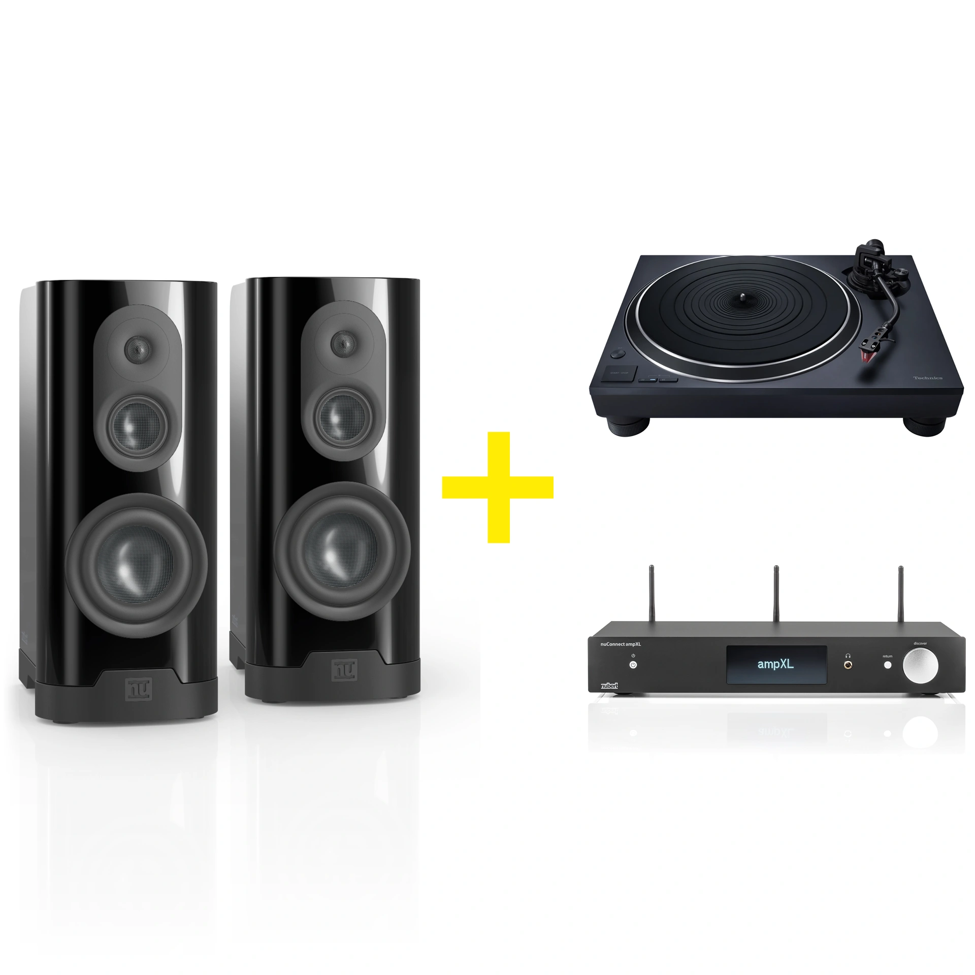 nuVero nova 9 Plattenspieler-Bundle