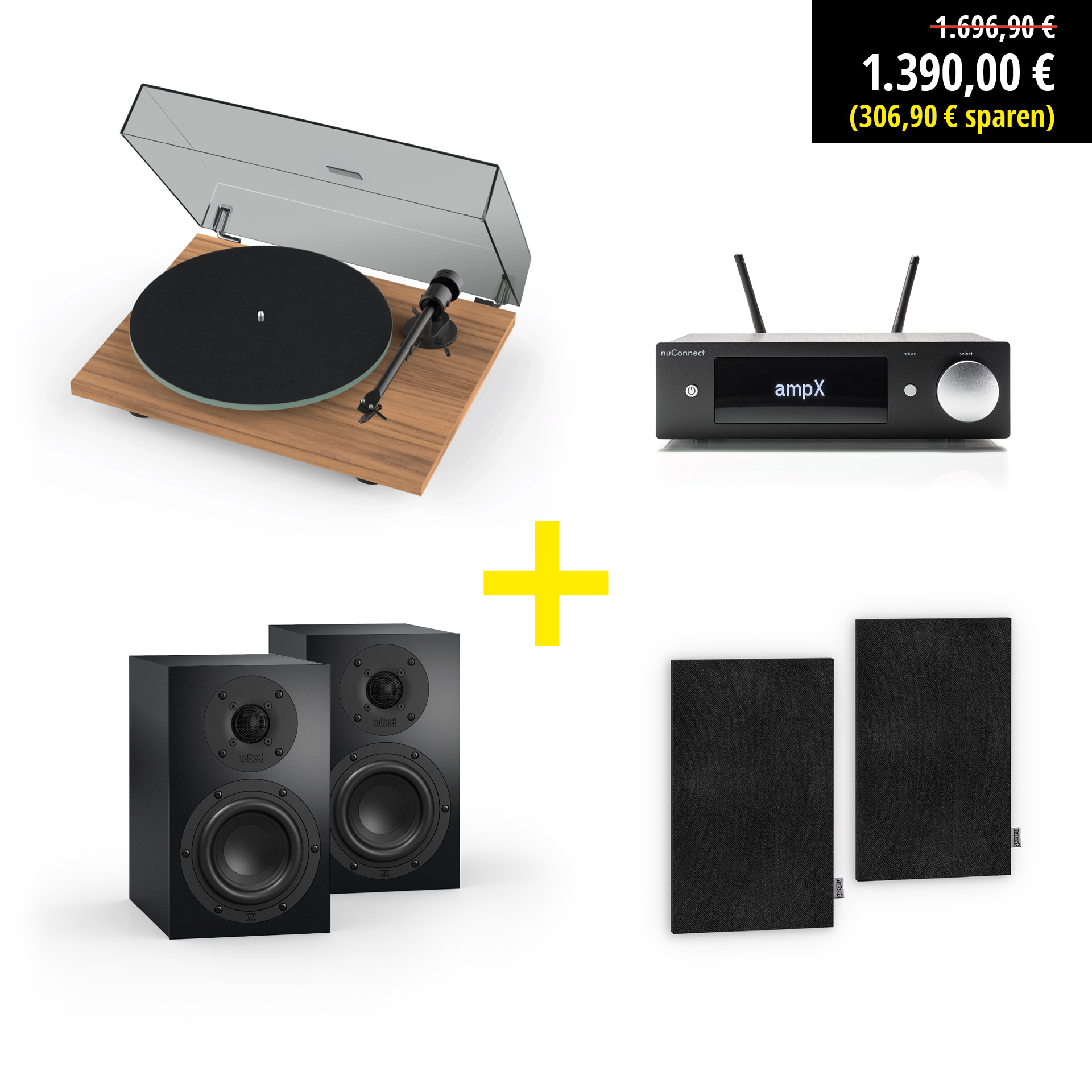 Set nuBoxx B-30 Phono mit Preisvergünstigungsanzeige
