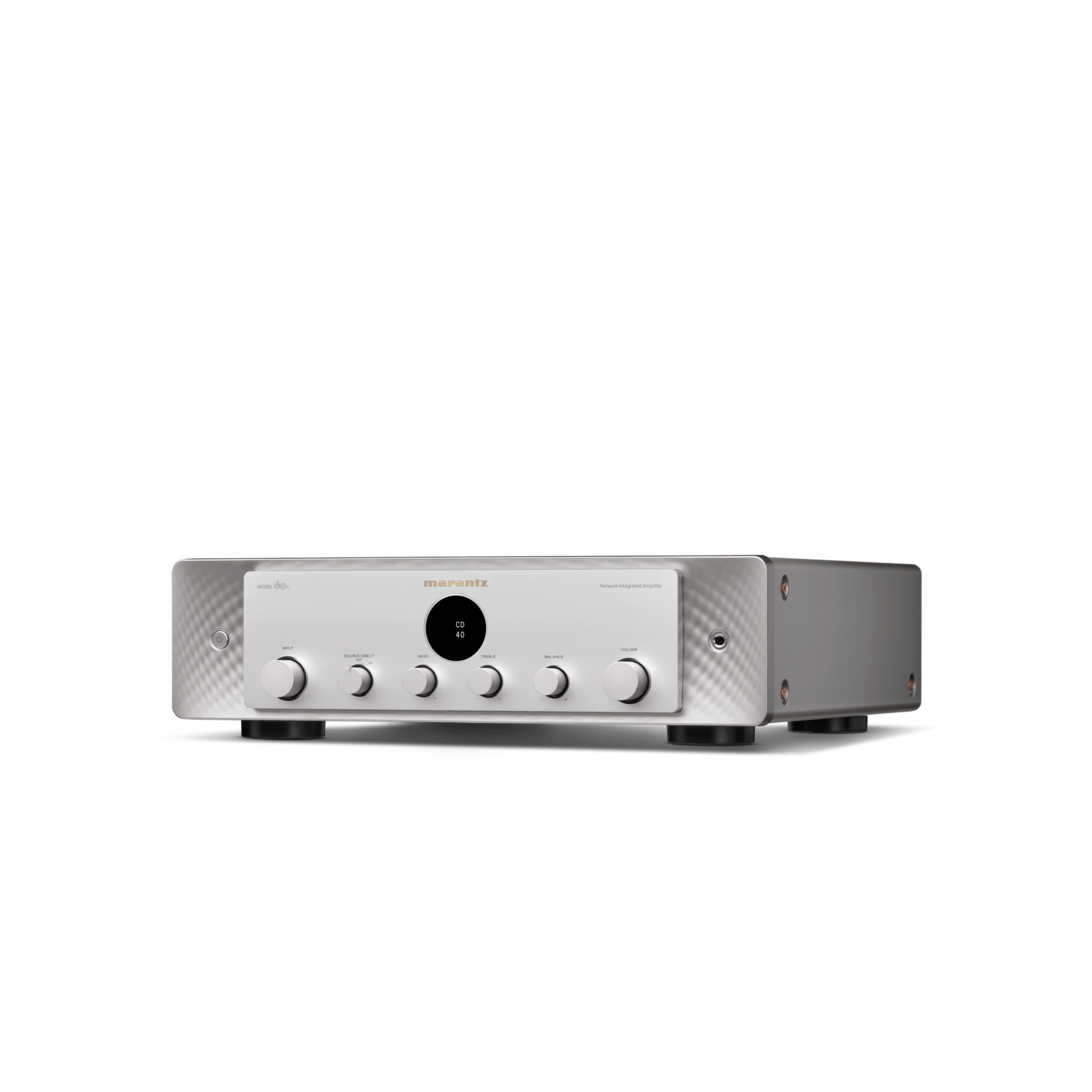 Marantz Model 60n Sideways Marantz Model 60n Silver Gold Side