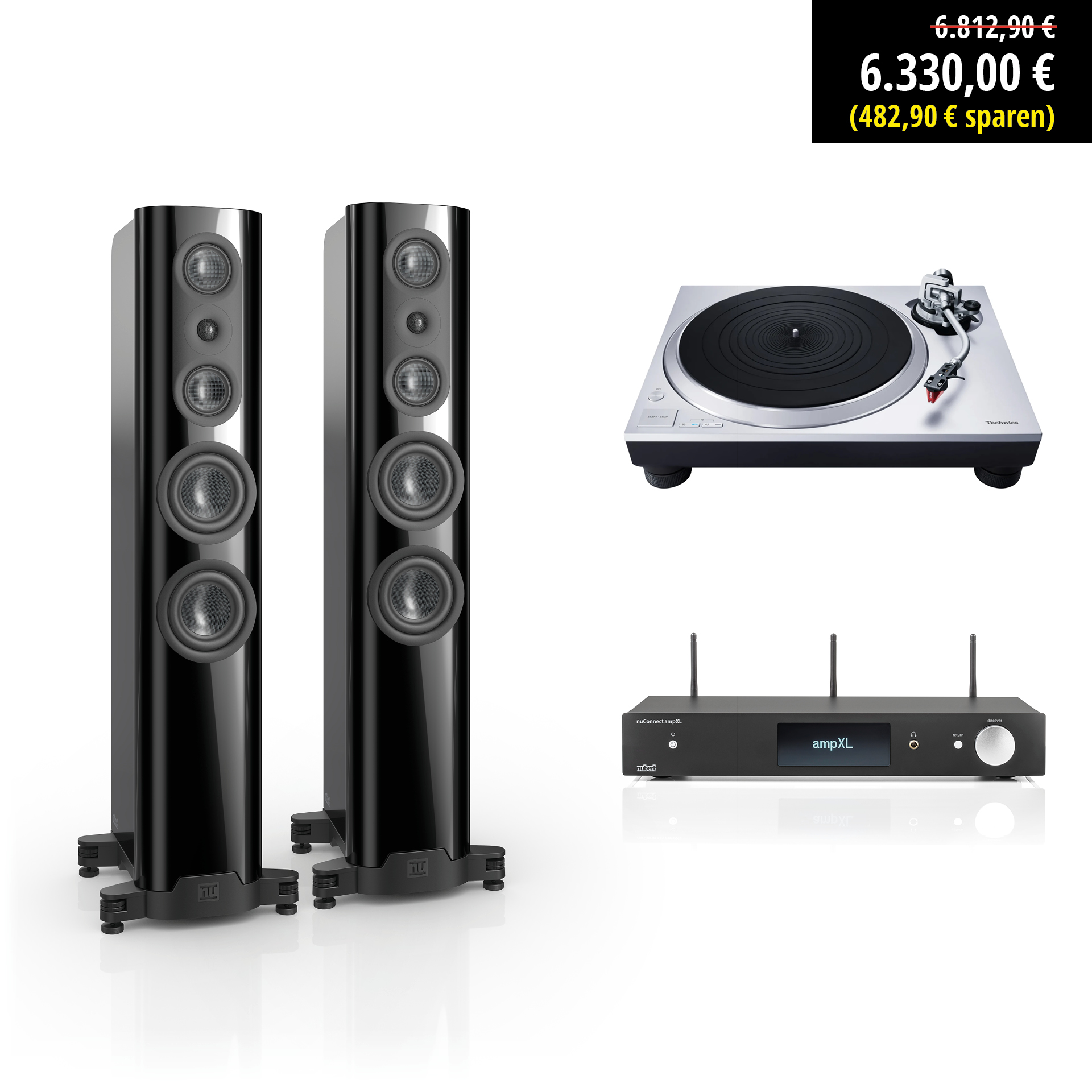 nuVero nova 12 Phono Set mit Preisangabe