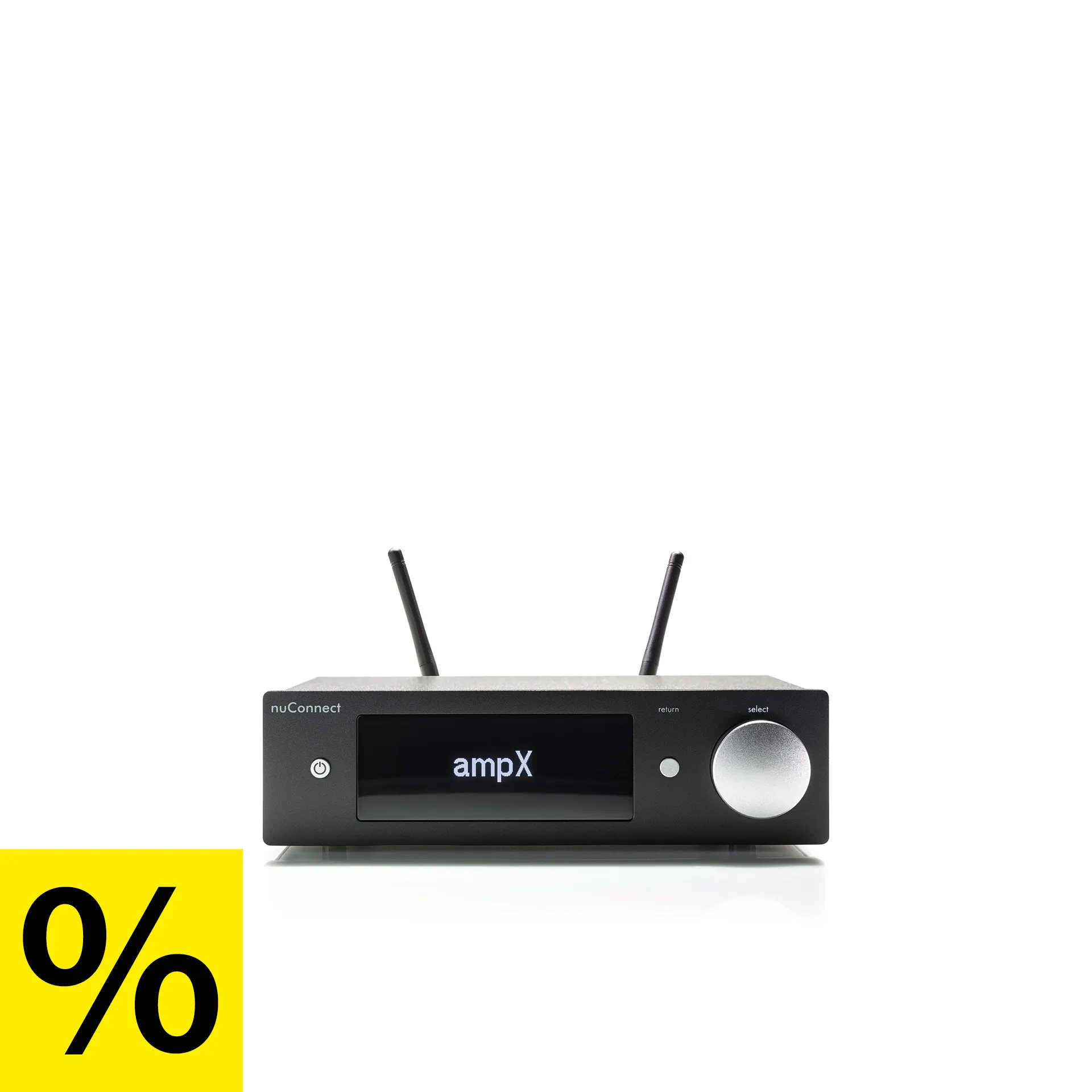 nuConnect ampX Schwarz 2.Wahl nuConnect ampX Schwarz 2.Wahl