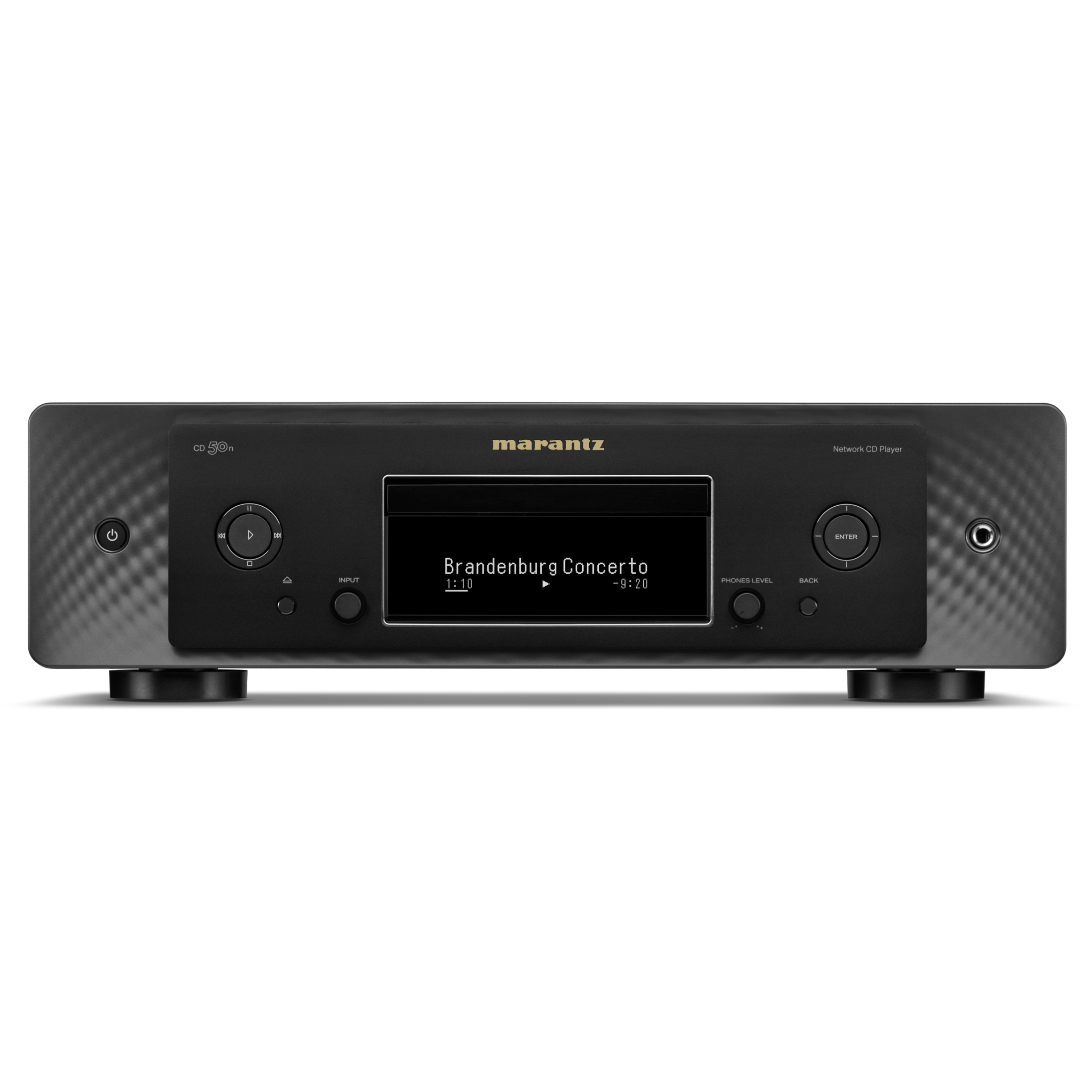 Marantz cd 50n in black front Marantz cd 50n in black front