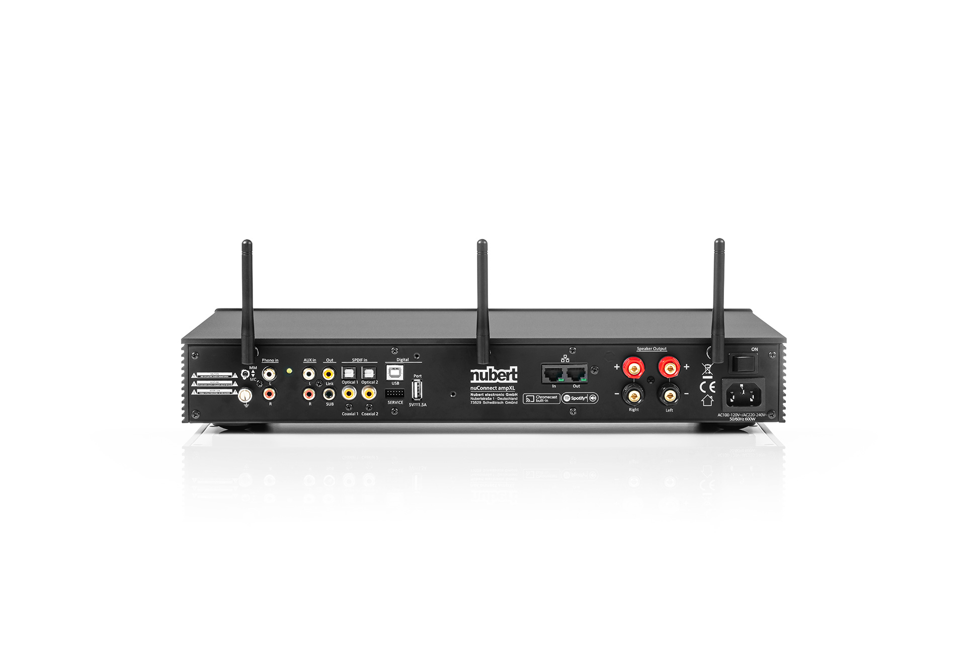 nuConnect ampXL connections nuConnect ampXL in black Connections