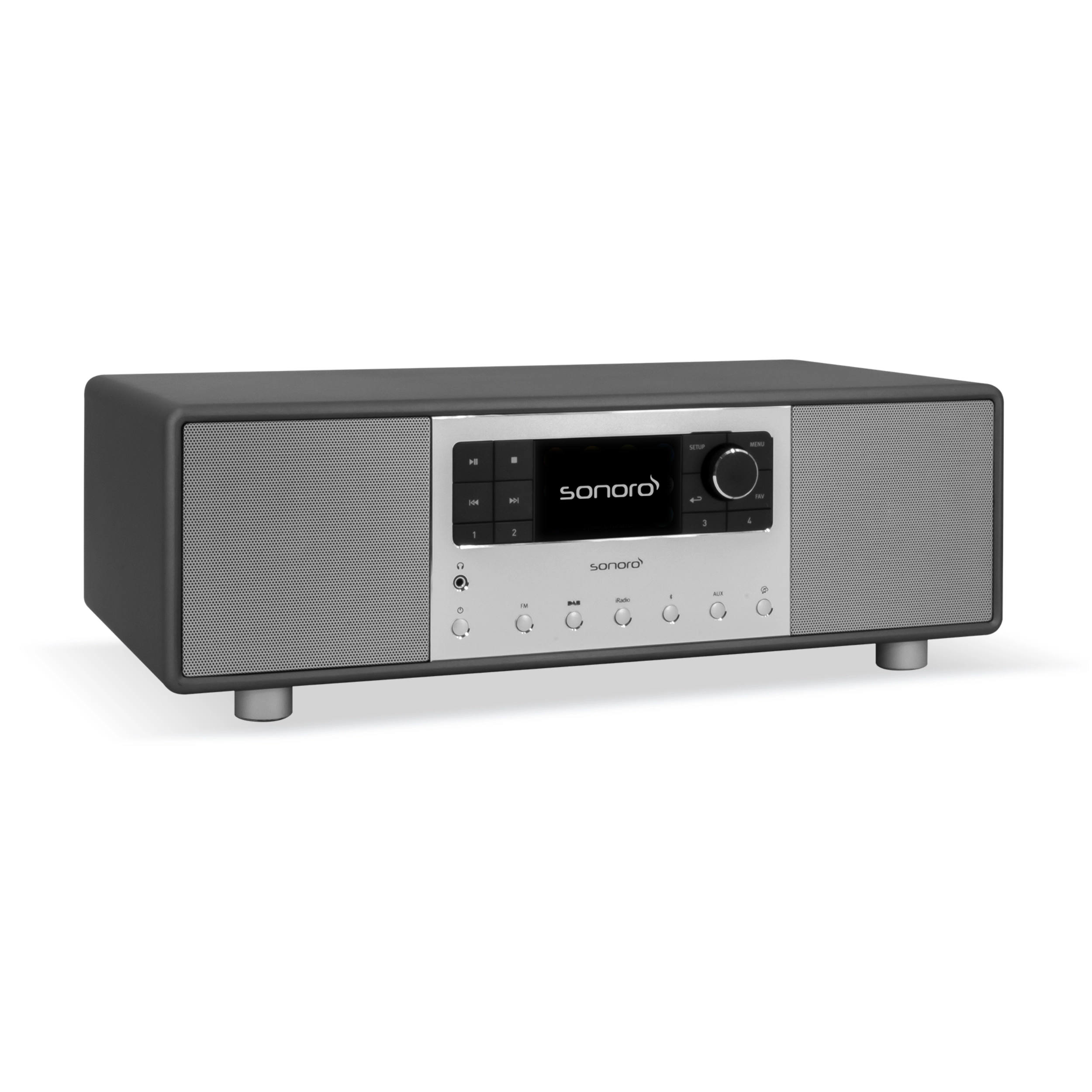 Sonoro Primus Graphit Matt Silber Seitlich