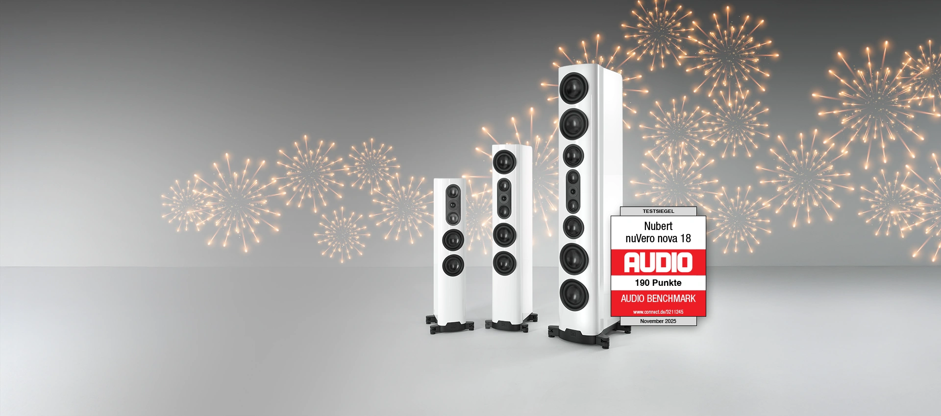 nuVero nova 12, 14 und 18 in Weiß mit Testsiegel 