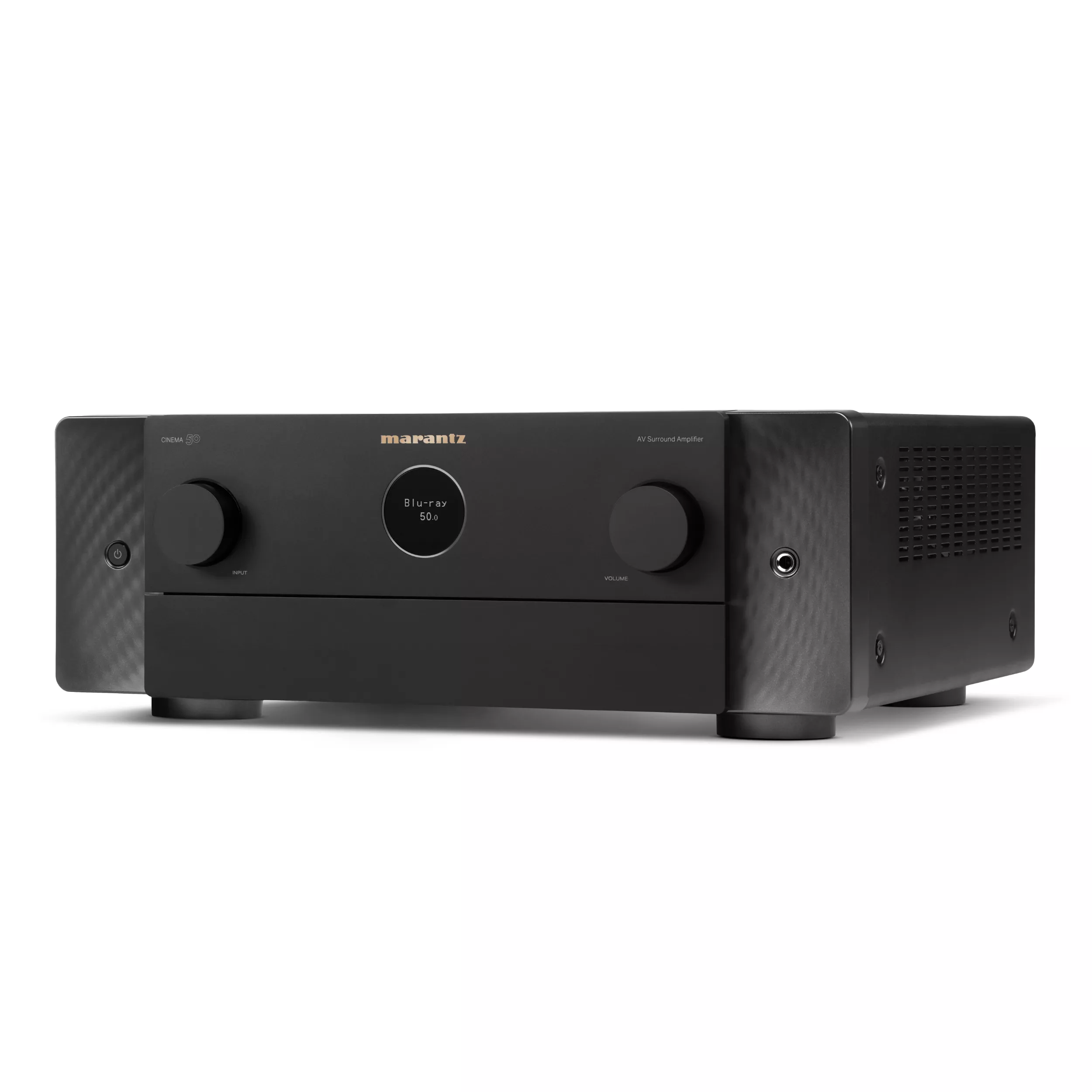 Marantz Cinema 50 schwarz Vorderseite gedreht