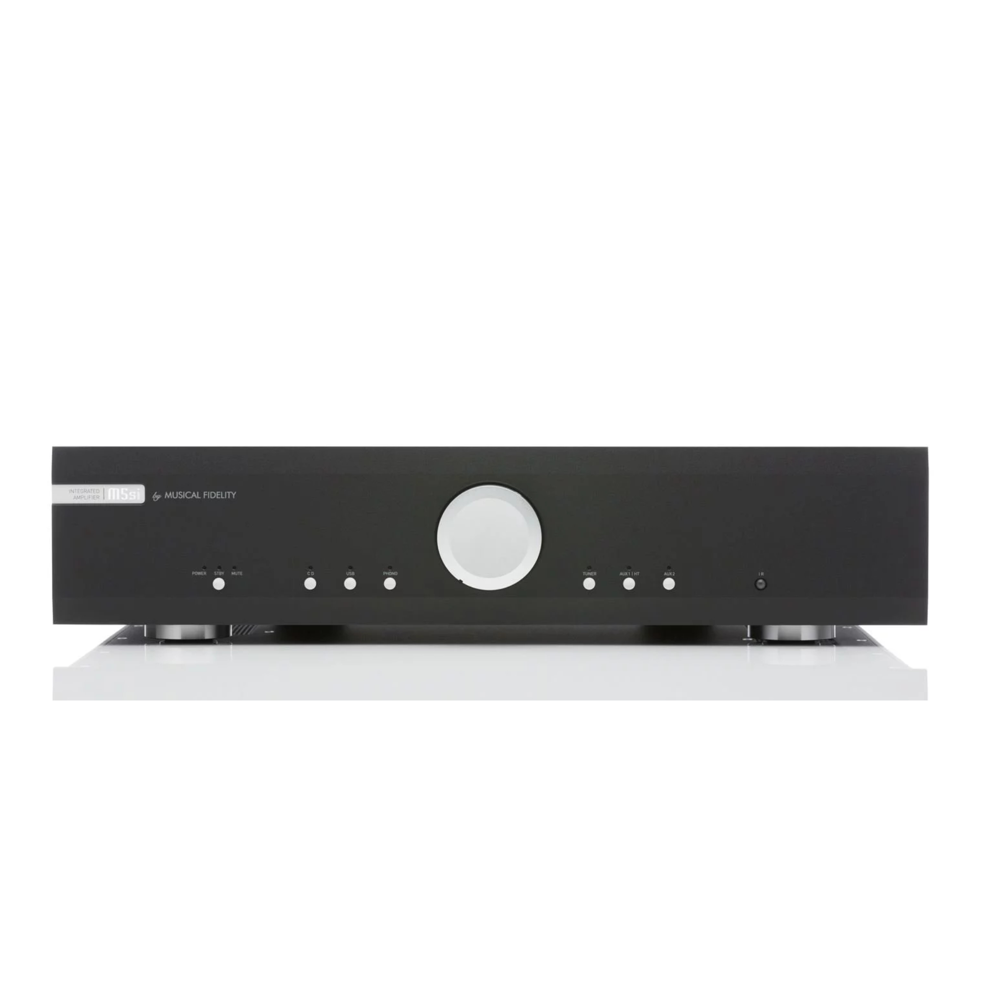 Musical Fidelity M5si stereo amplifier in black front panel Musical Fidelity M5si stereo amplifier in black front panel