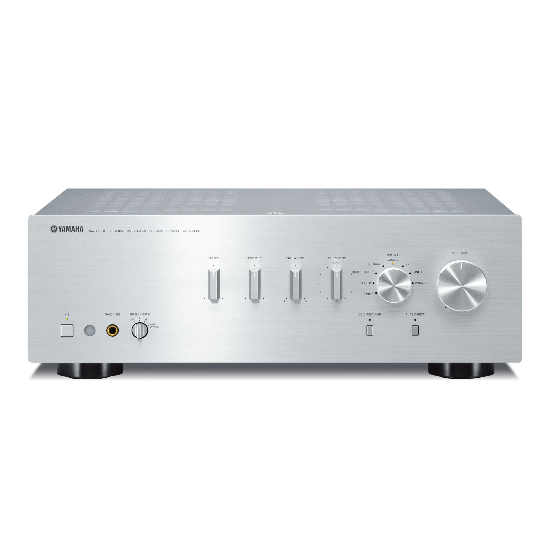 Yamaha A-S701 stereo amplifier silver front panel Yamaha A-S701 stereo amplifier silver front panel