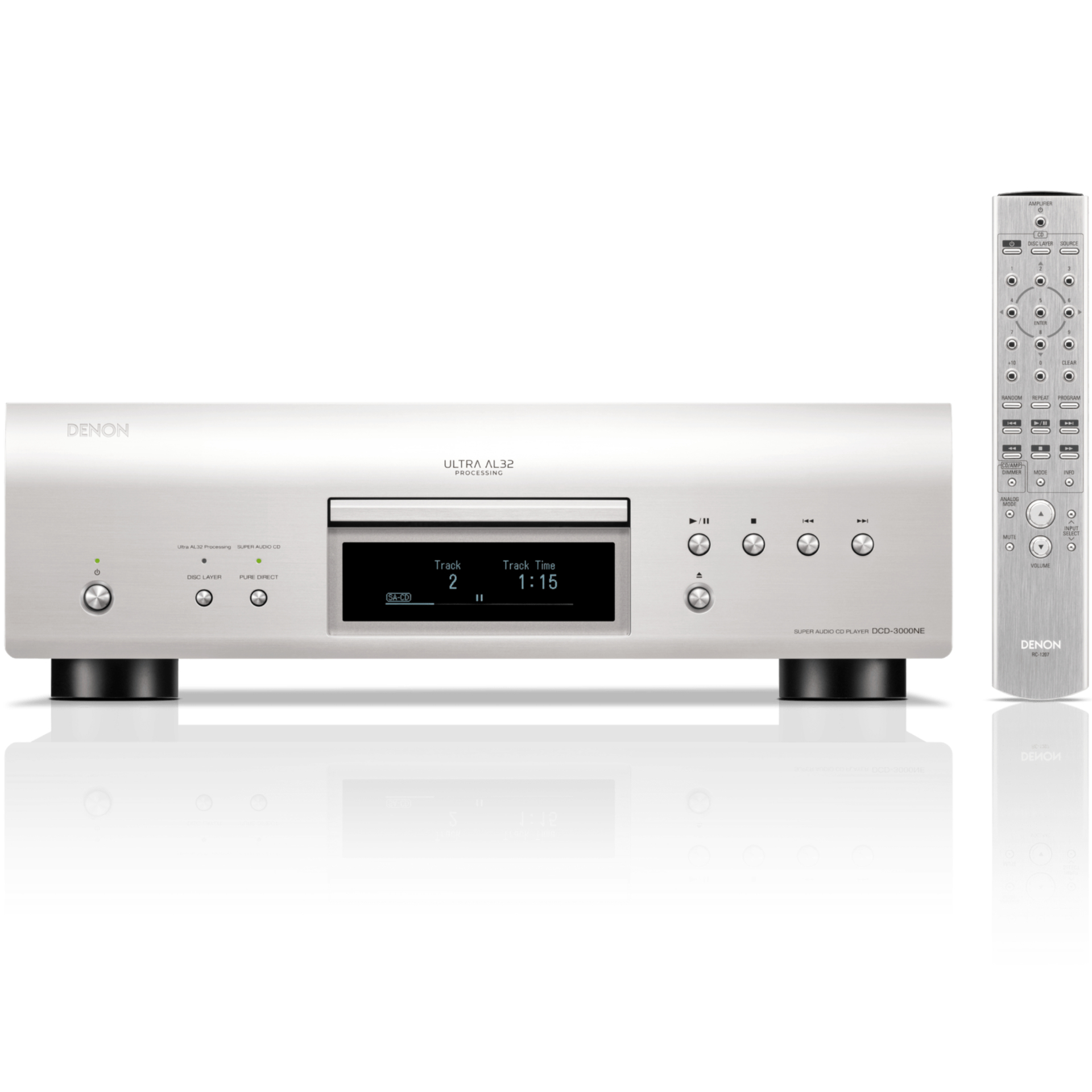 Denon DP 3000 Front mit Fernbedieung