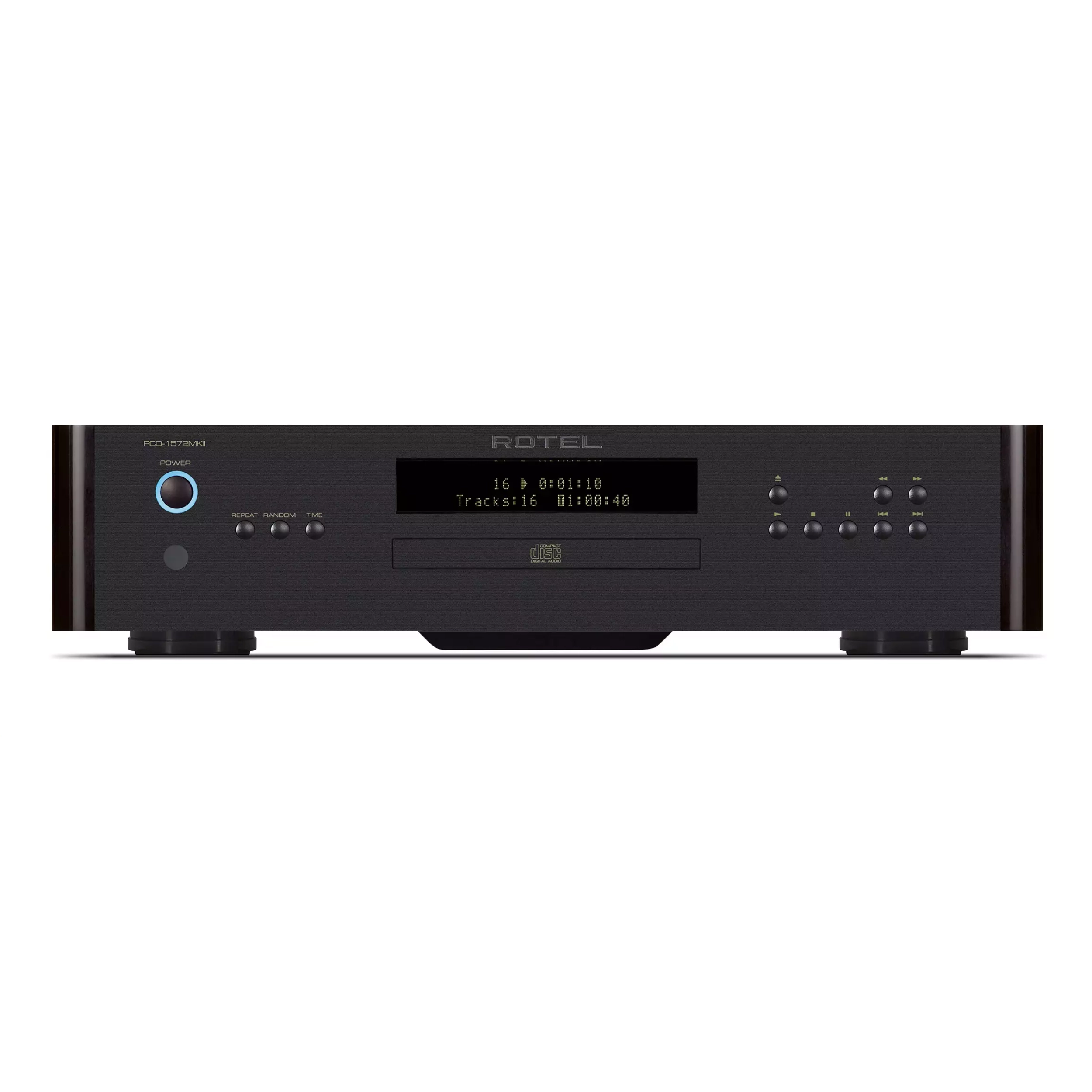Rotel RCD 1572 MK2 schwarz Vorderansicht