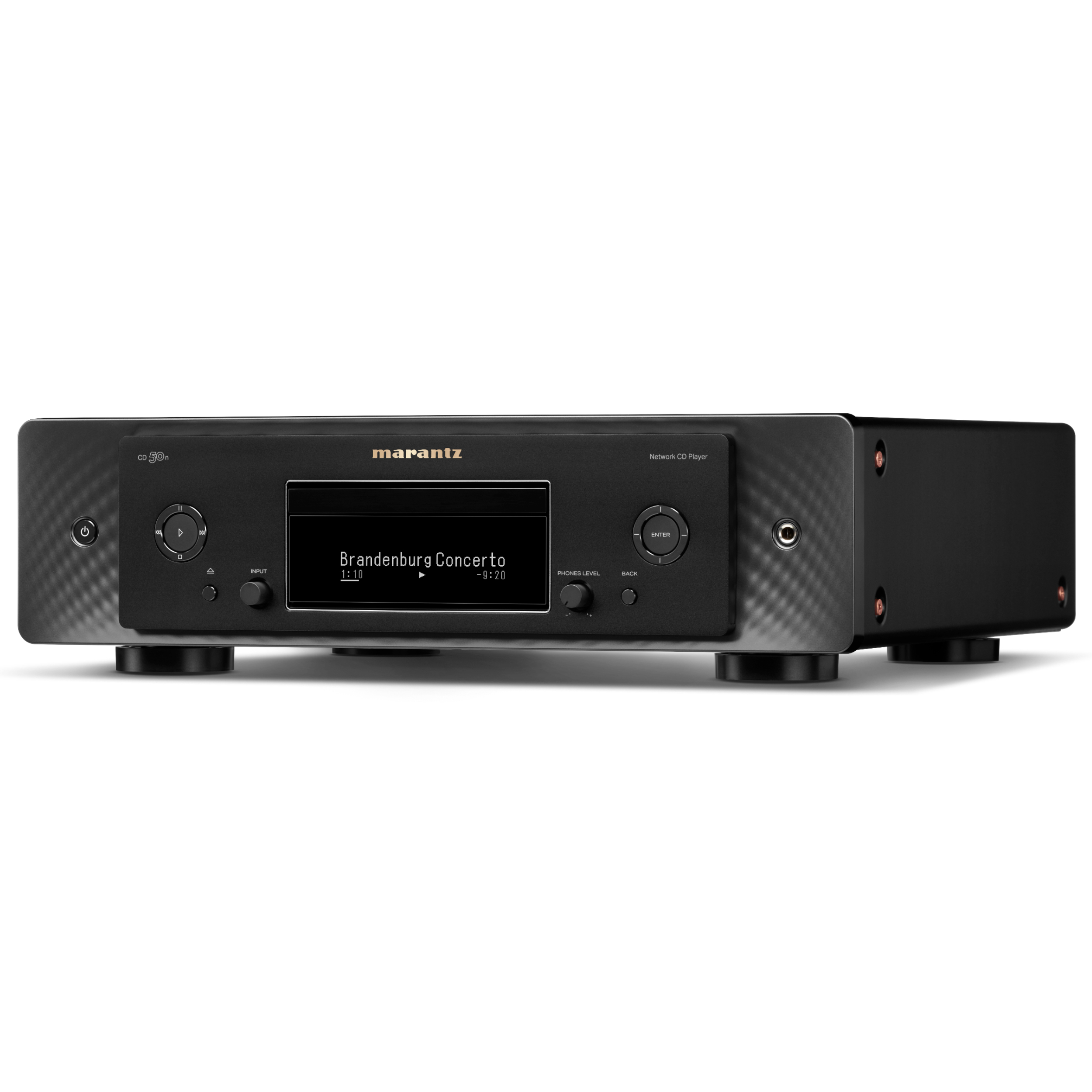 Marantz cd 50n in black front turned Marantz cd 50n in black front turned