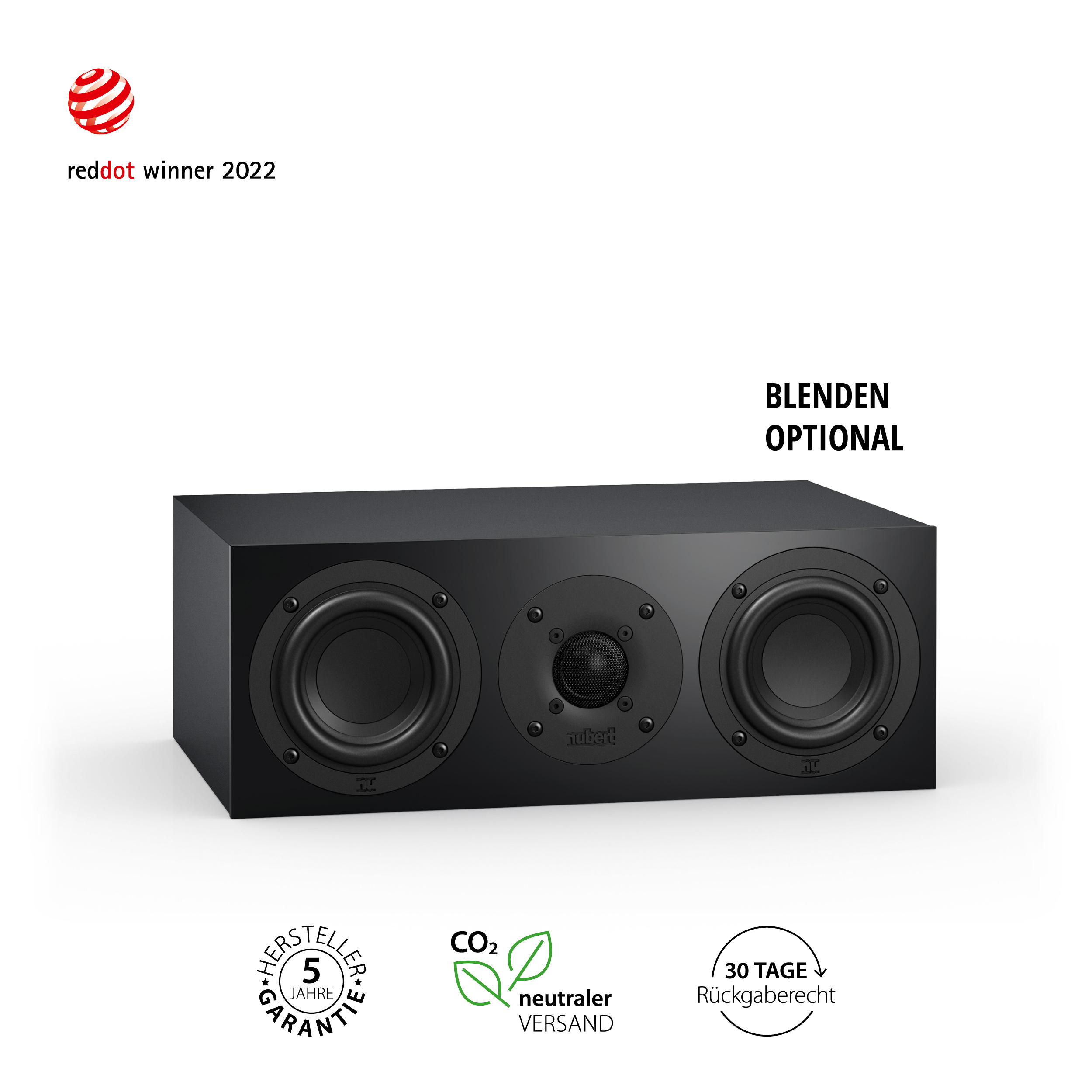 nuBoxx B 50 black nuBoxx B 50 centre speaker in black