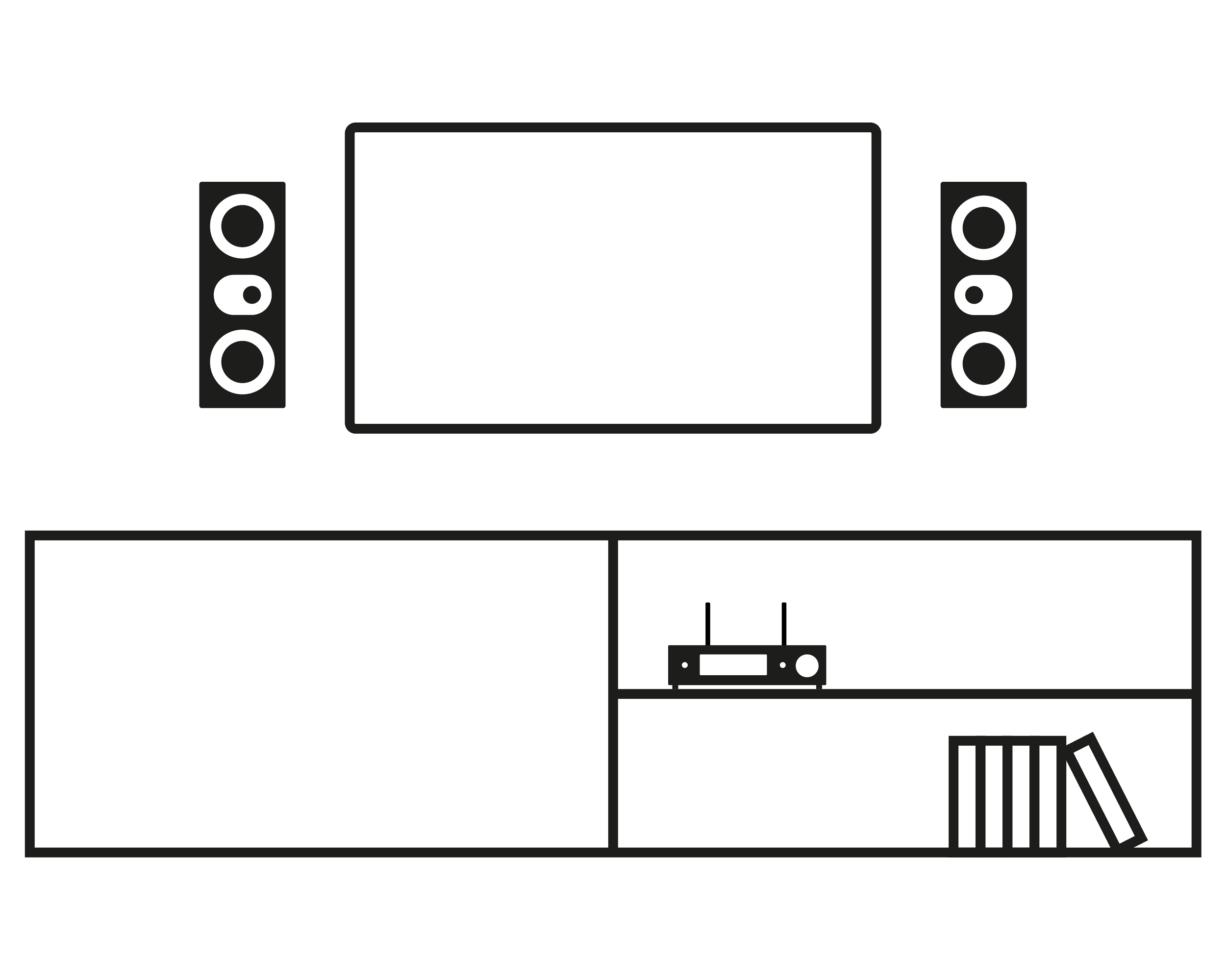 nuLine WS-14 Anwendungsbeispiel Heimkino nuLine WS-14 Anwendungsbeispiel Heimkino