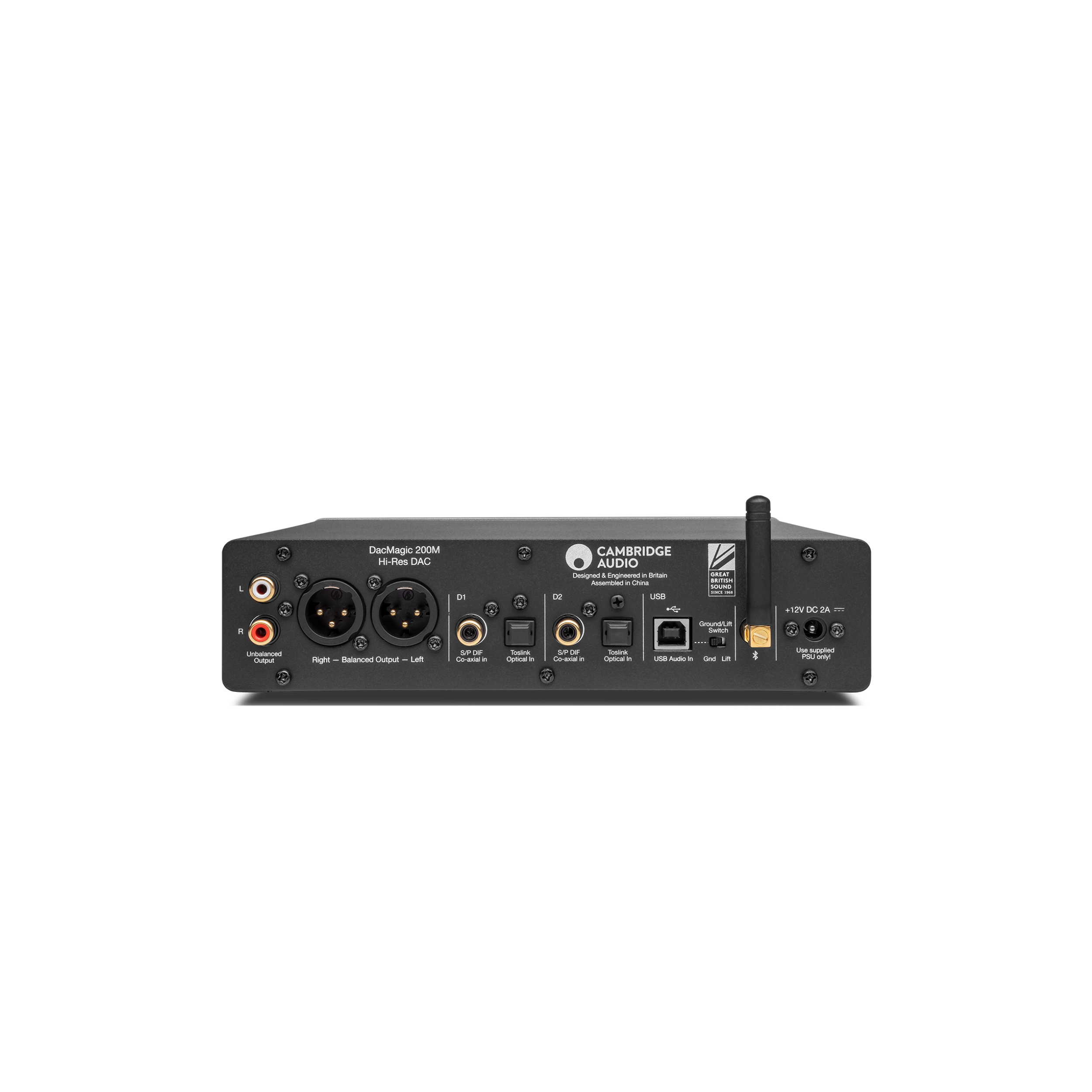 Cambridge Audio DacMagic 200m Rückseite Cambridge Audio DacMagic 200m Rückseite