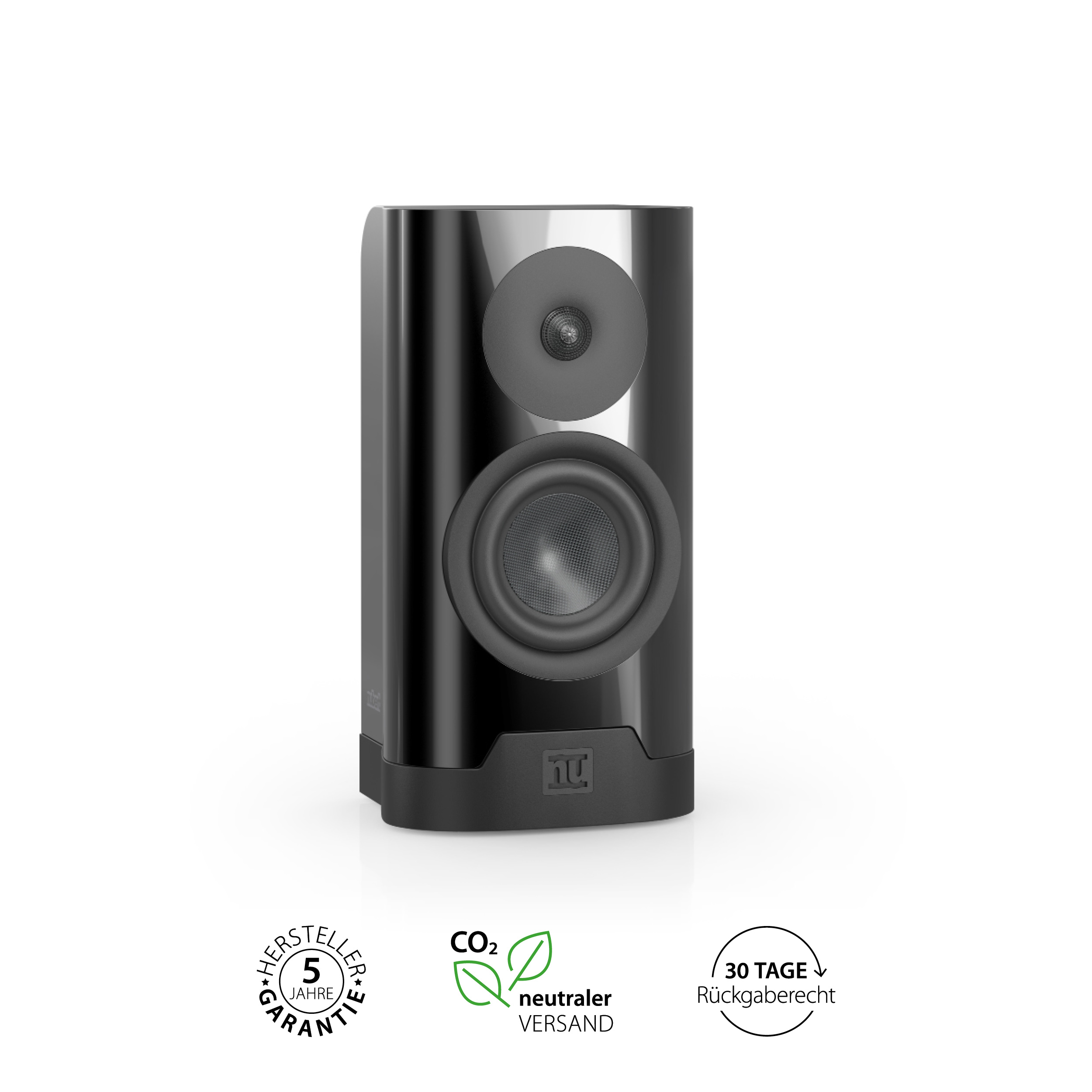 nuVero nova 5 Schwarz Vorne Icon