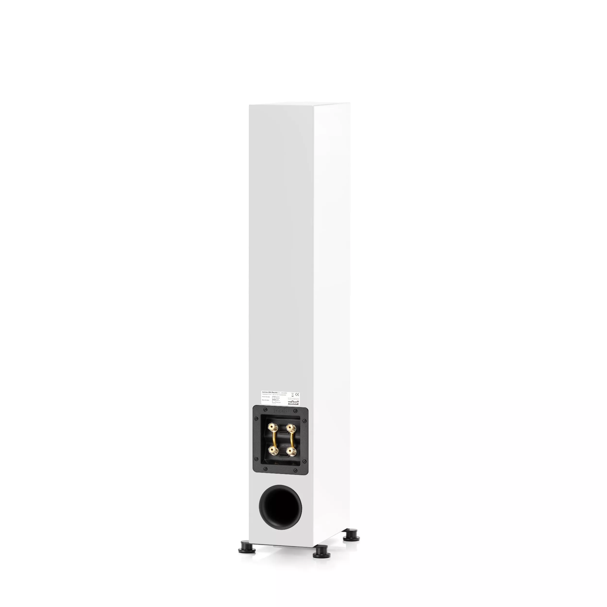 nuLine 264 floorstanding loudspeaker White Backside