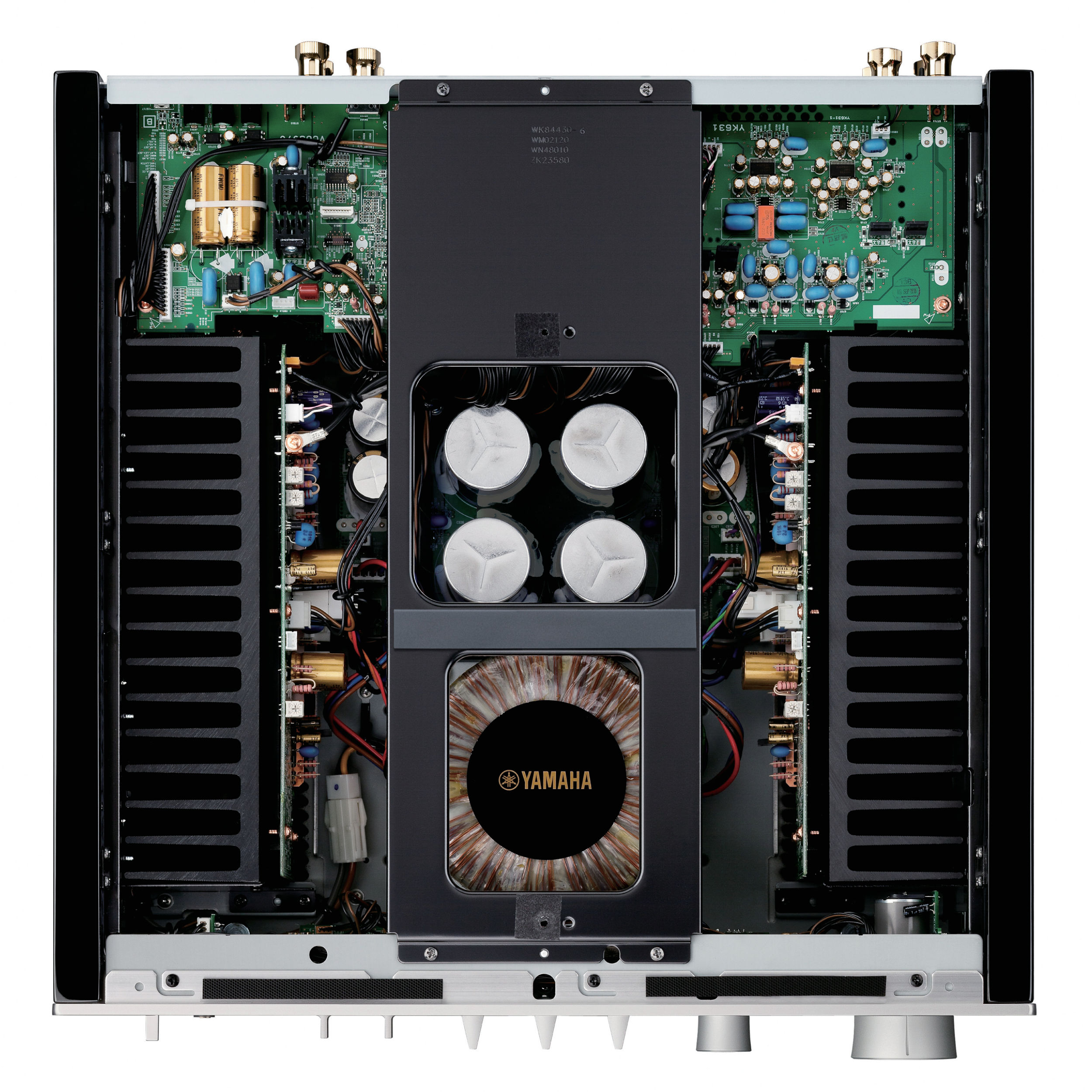 Yamaha Stereo Amplifier A-S1200 Topdown open Yamaha Stereo Amplifier A-S1200 Topdown open