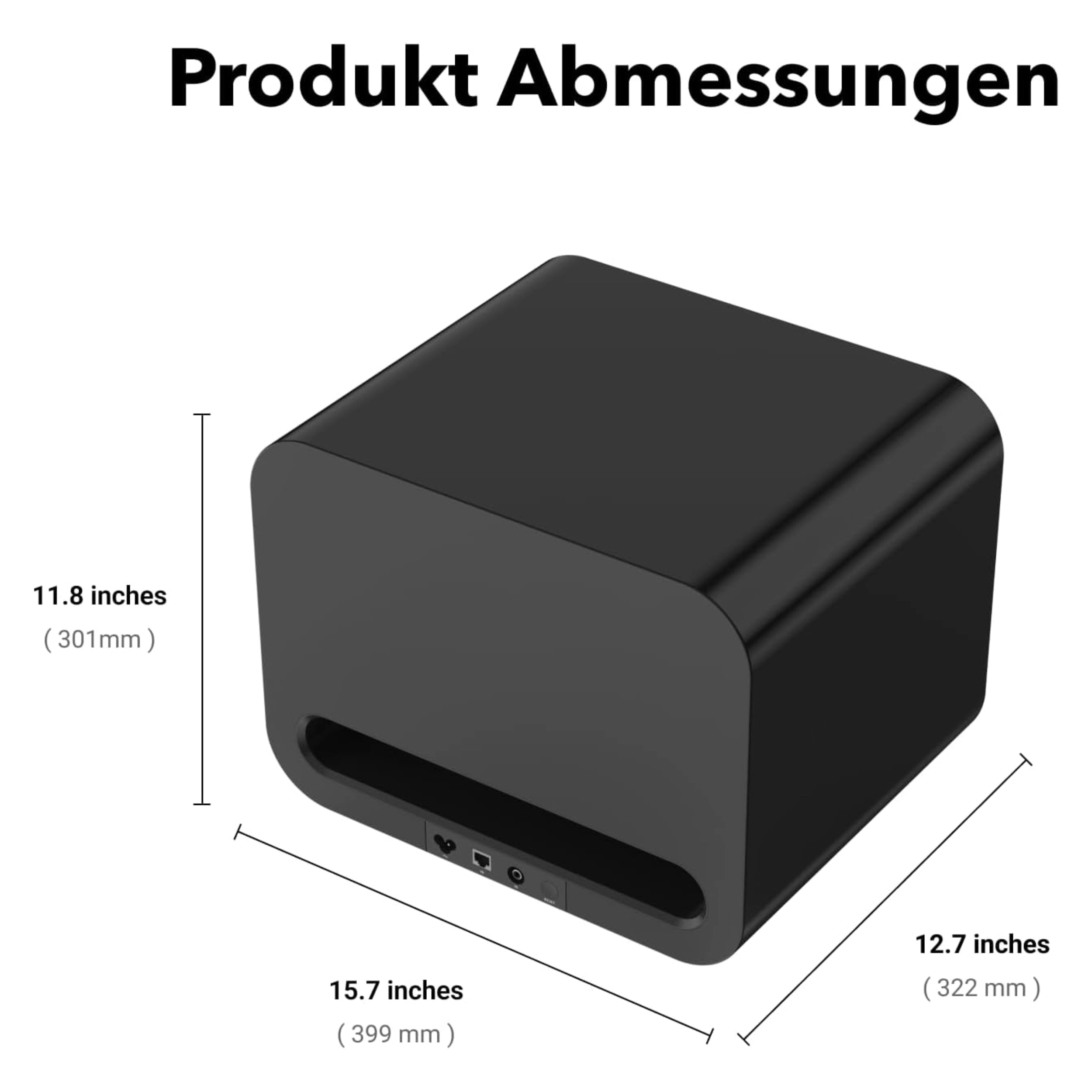 WiiM Sub Pro Abmessungen