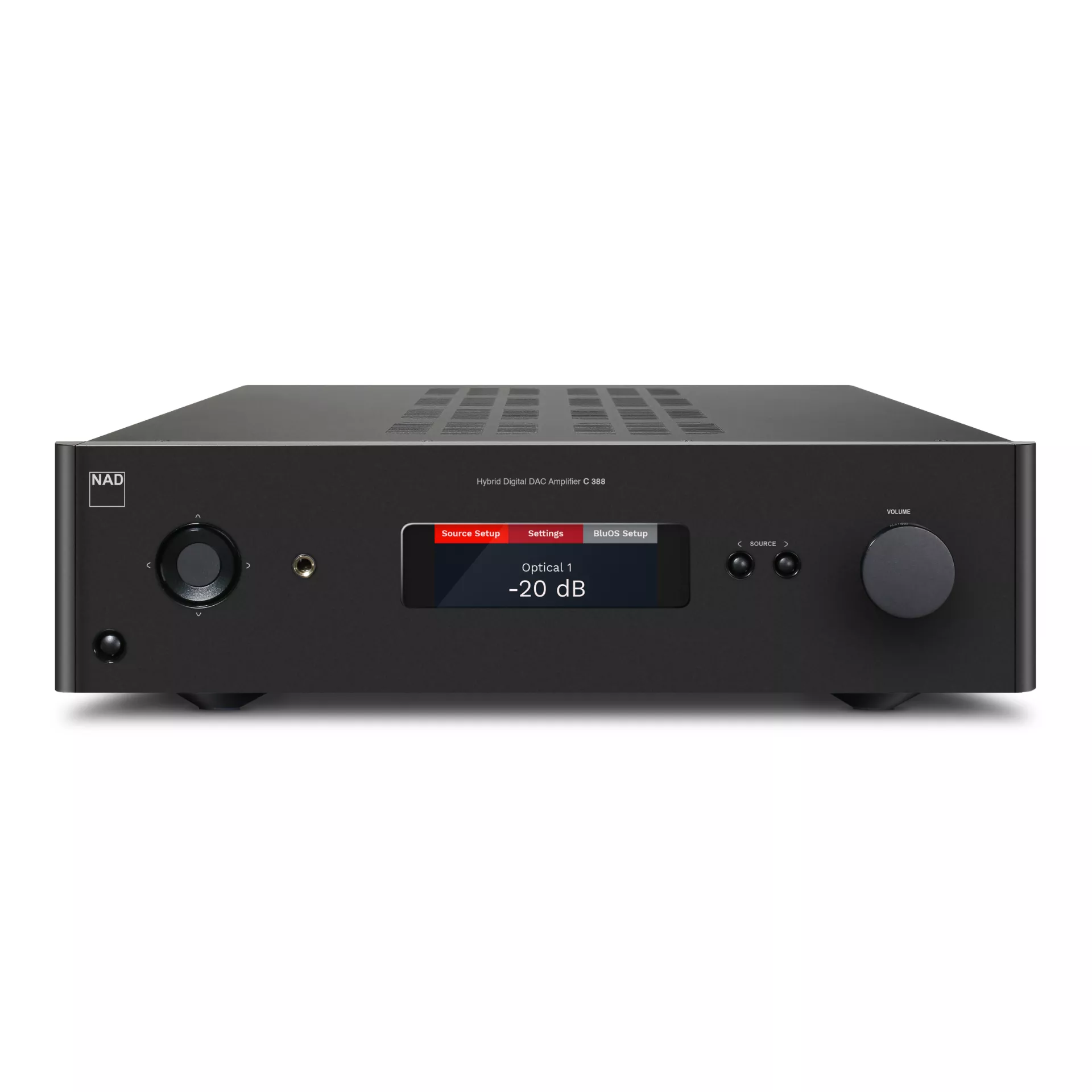 NAD C388 stereo integrated amplifier front panel NAD C388 stereo integrated amplifier front panel