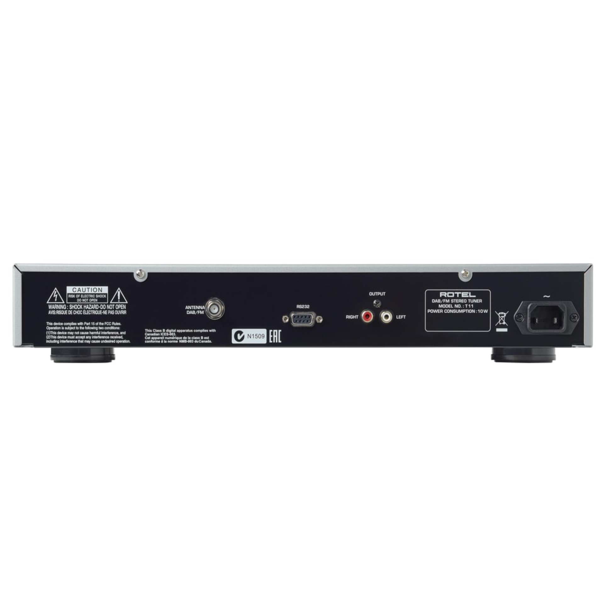 Rotel Tuner T11 Rückseite Rotel Tuner T11 Rückseite