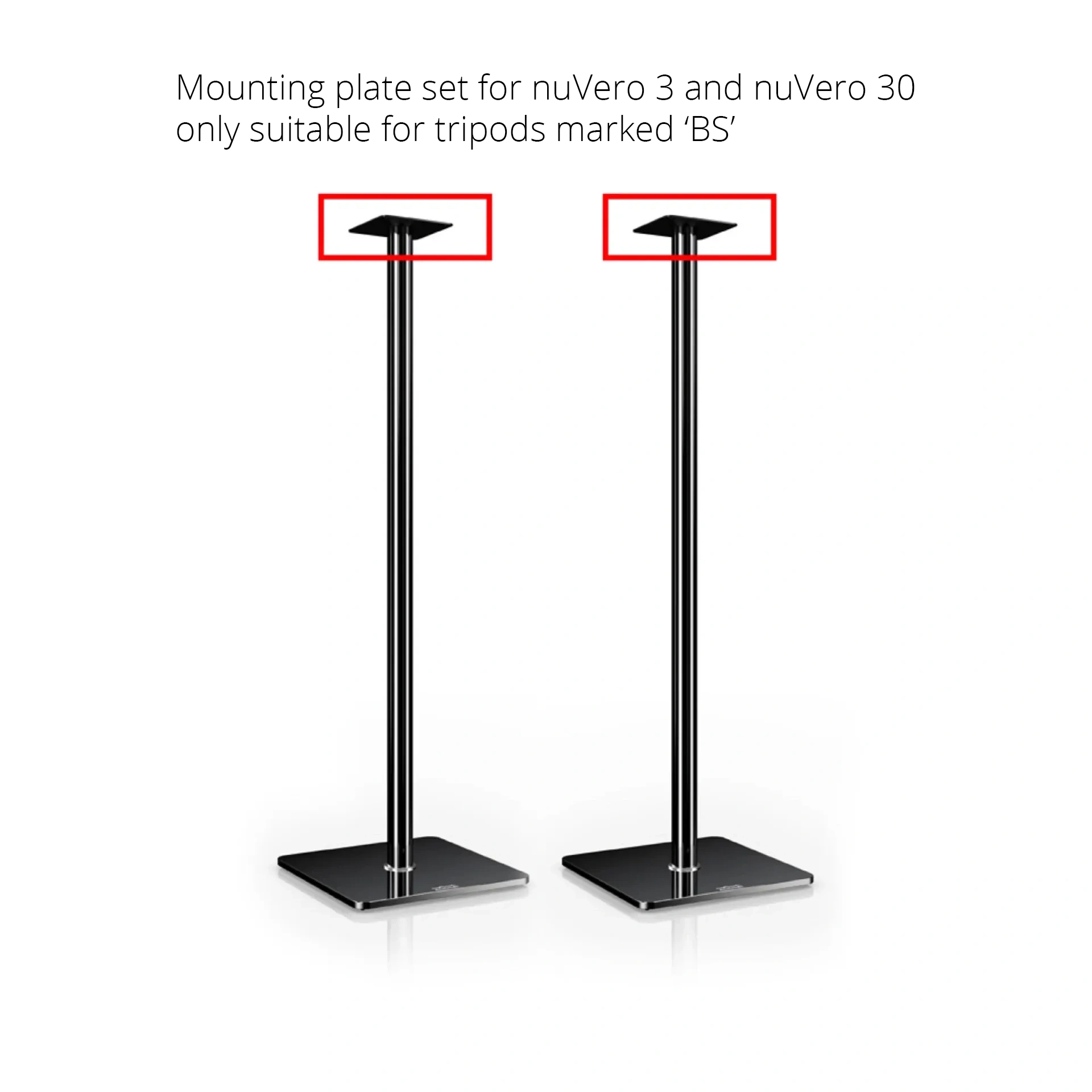 BS Tripod Mounting Kit in Black 