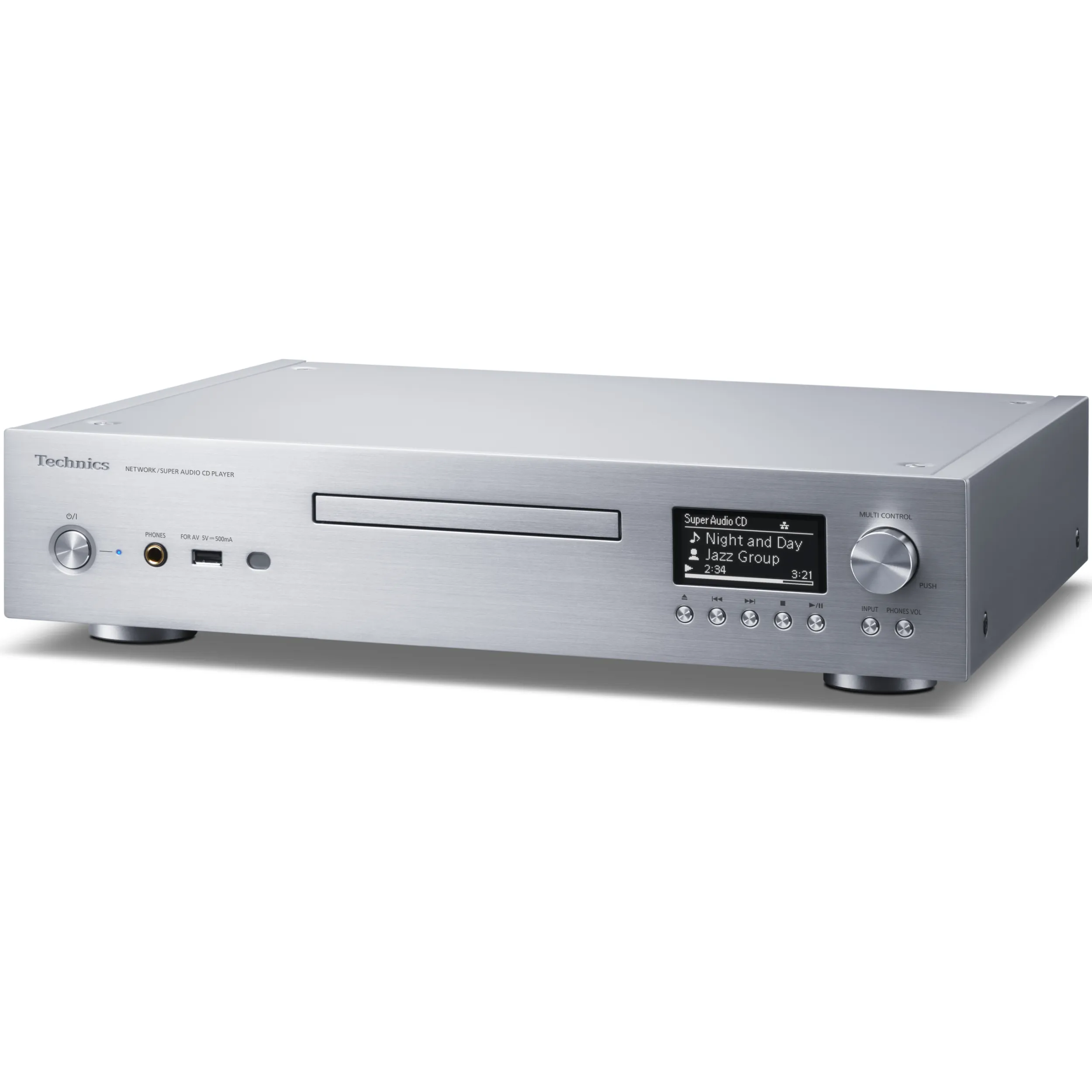 Technics SL-G700M2 silver front turned Technics SL-G700M2 silver front turned