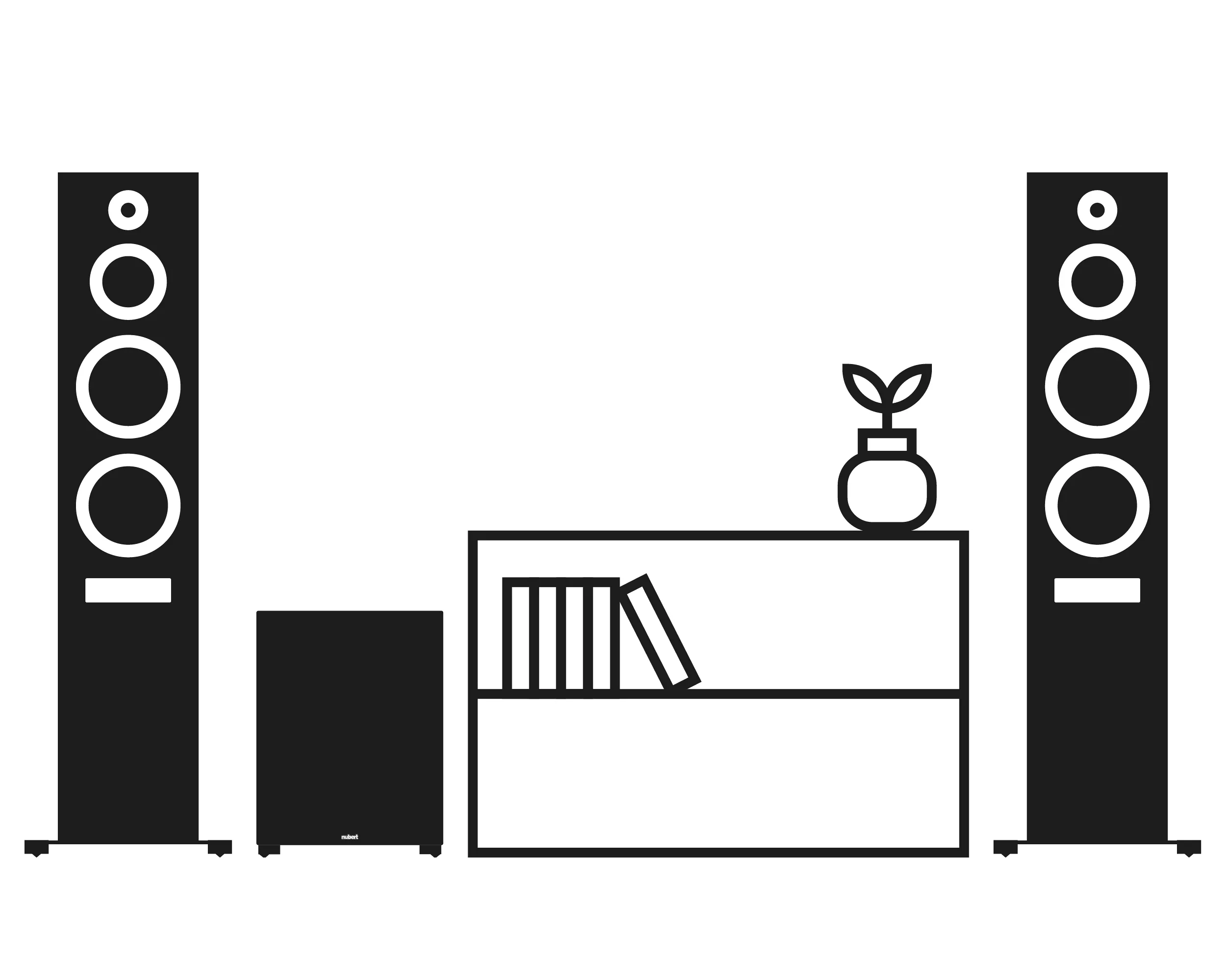 nuPro X-8000 avec subwoofer nuPro X-8000 avec subwoofer