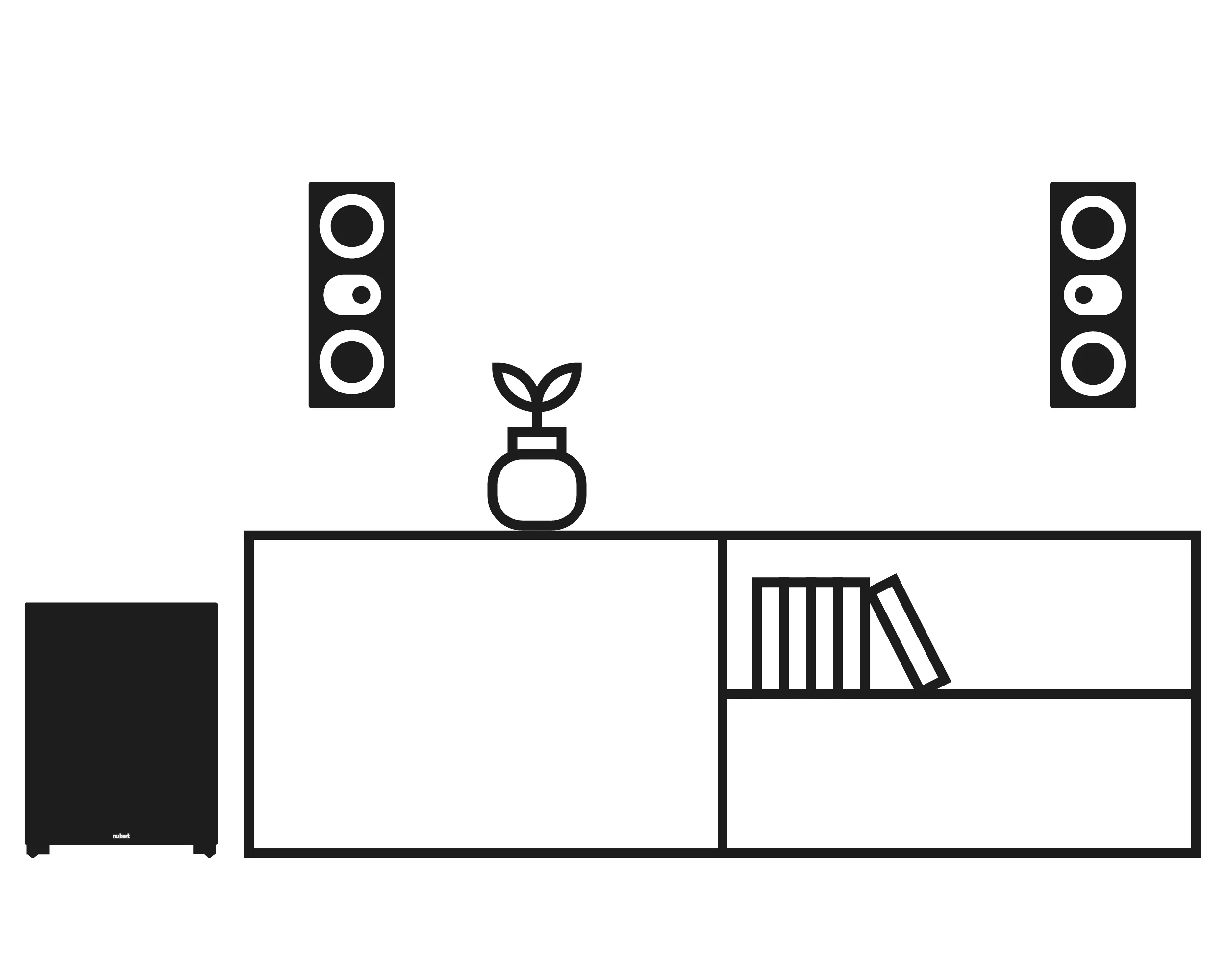 nuLine WS-14 Anwendungsbeispiel nuLine WS-14 Anwendungsbeispiel Stereo