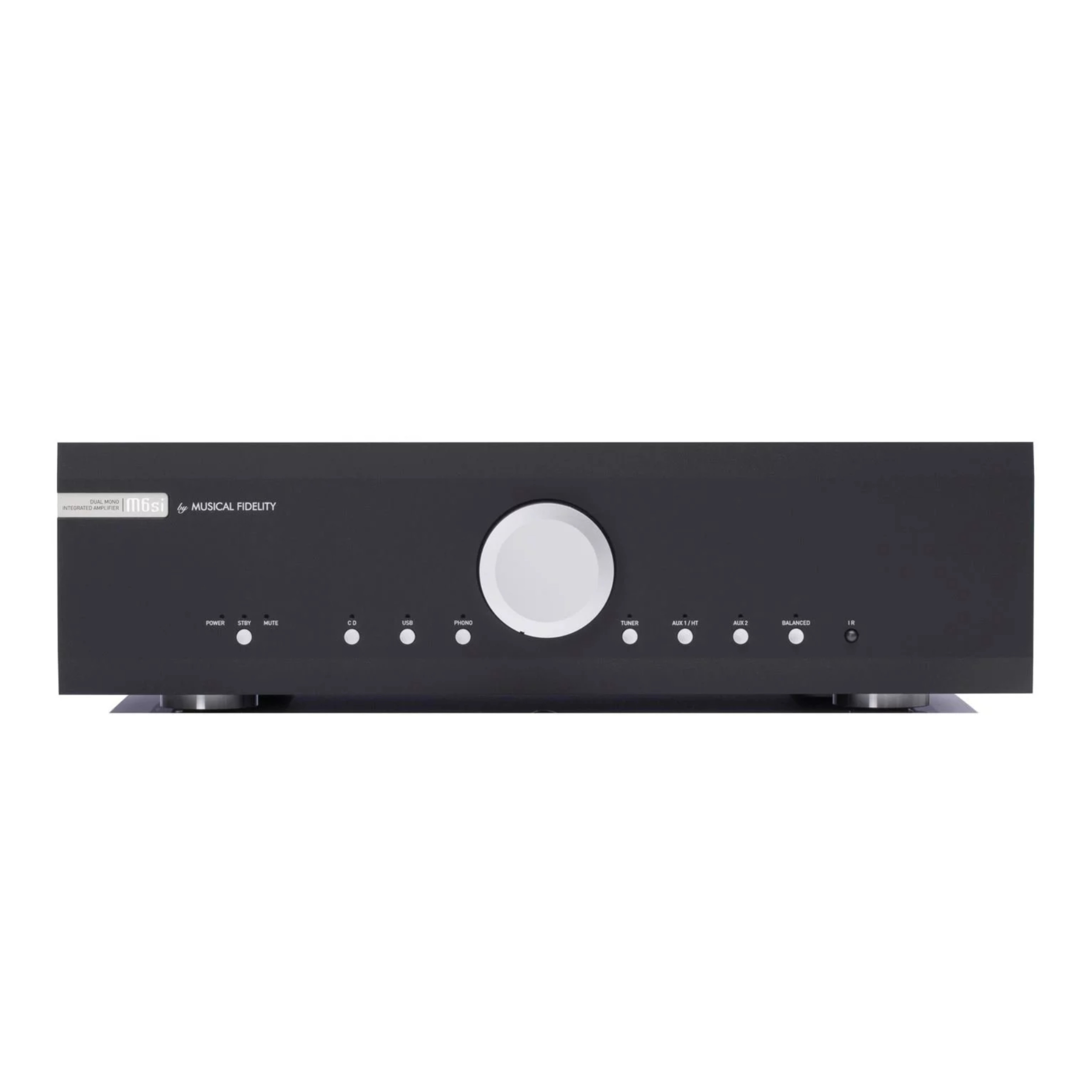 Musical Fidelity Stereo Verstärker M6si in Schwarz Vorderseite Musical Fidelity Stereo Verstärker M6si in Schwarz Vorderseite