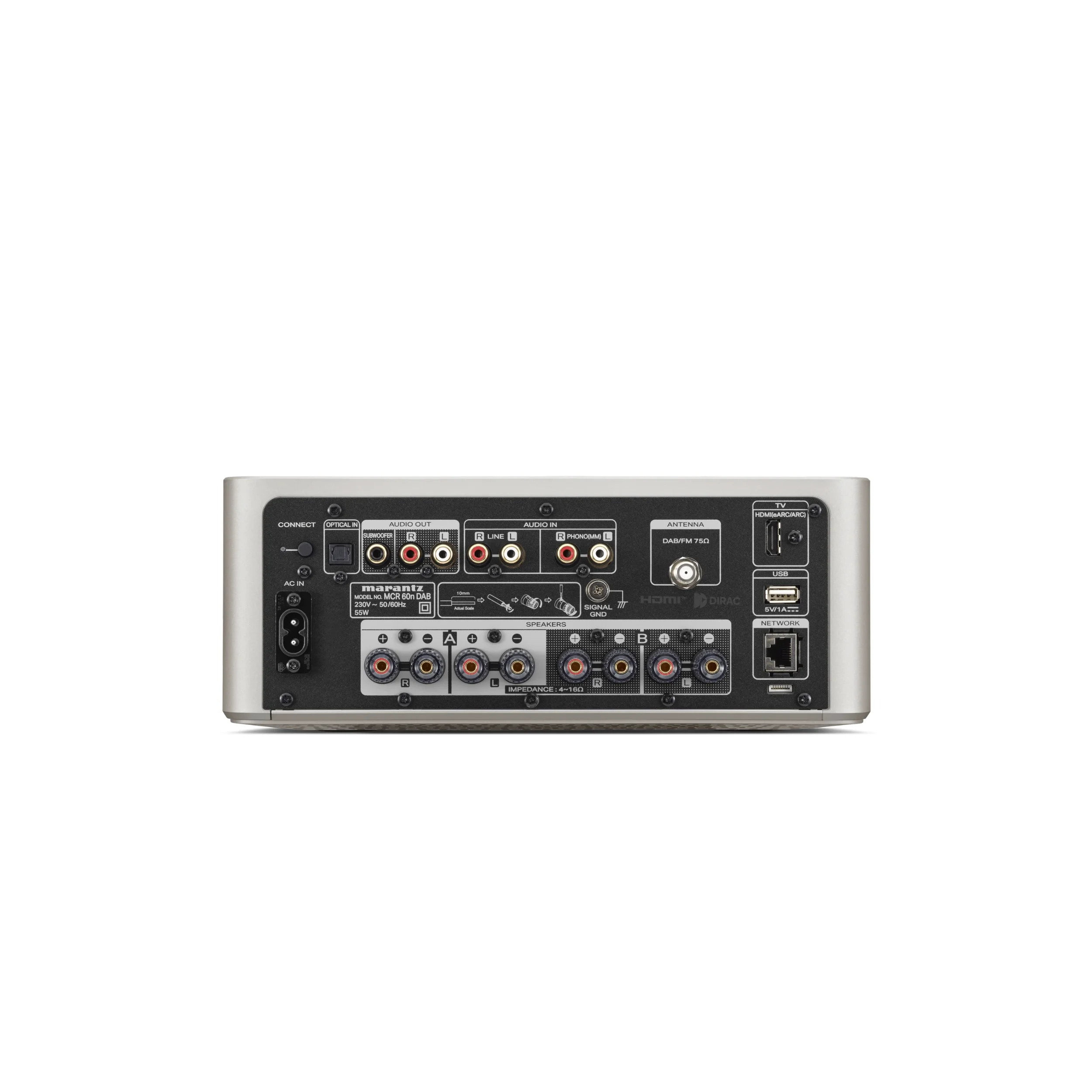 Marantz MCR 60n DAB Hinten