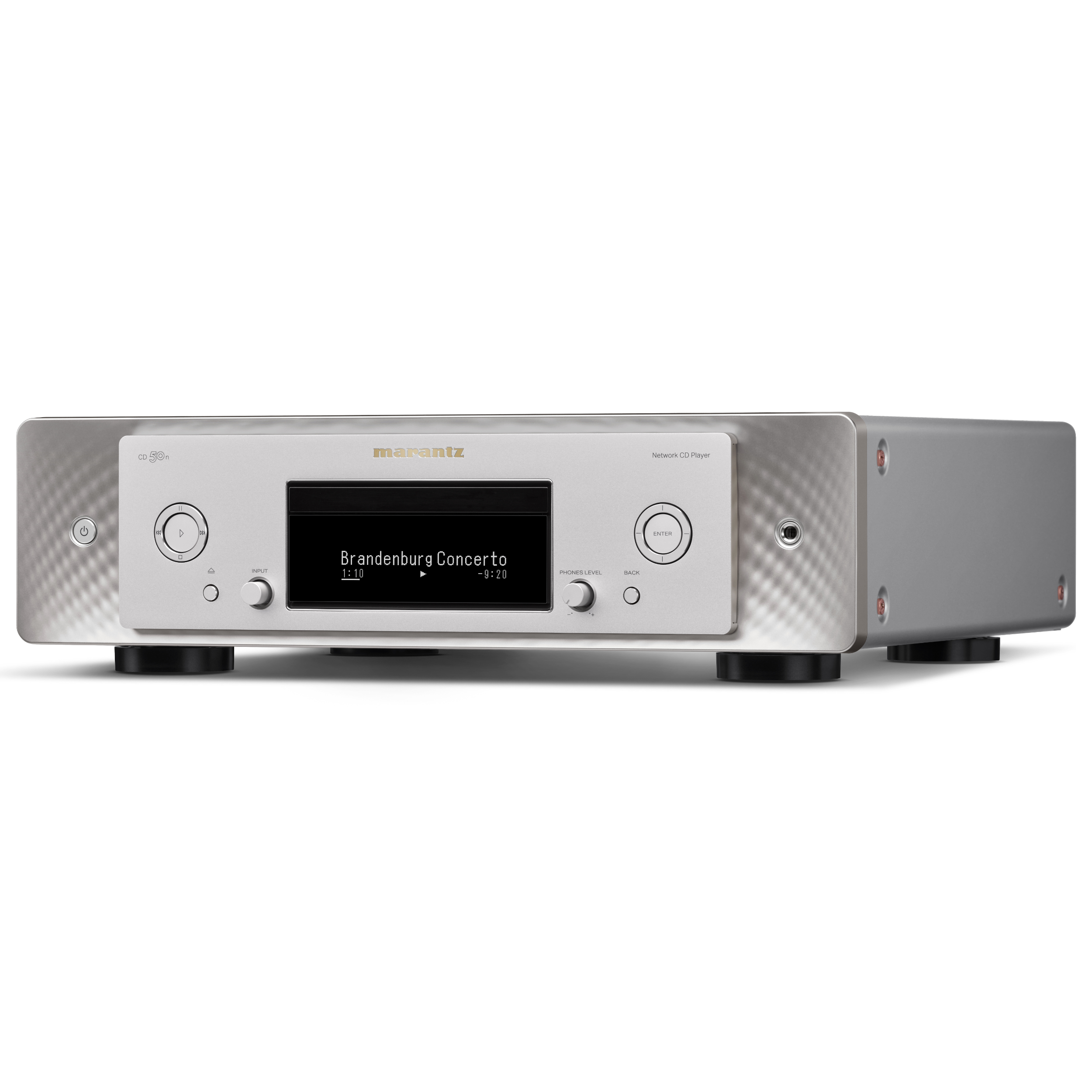 Marantz cd 50n in silver front turned Marantz cd 50n in silver front turned
