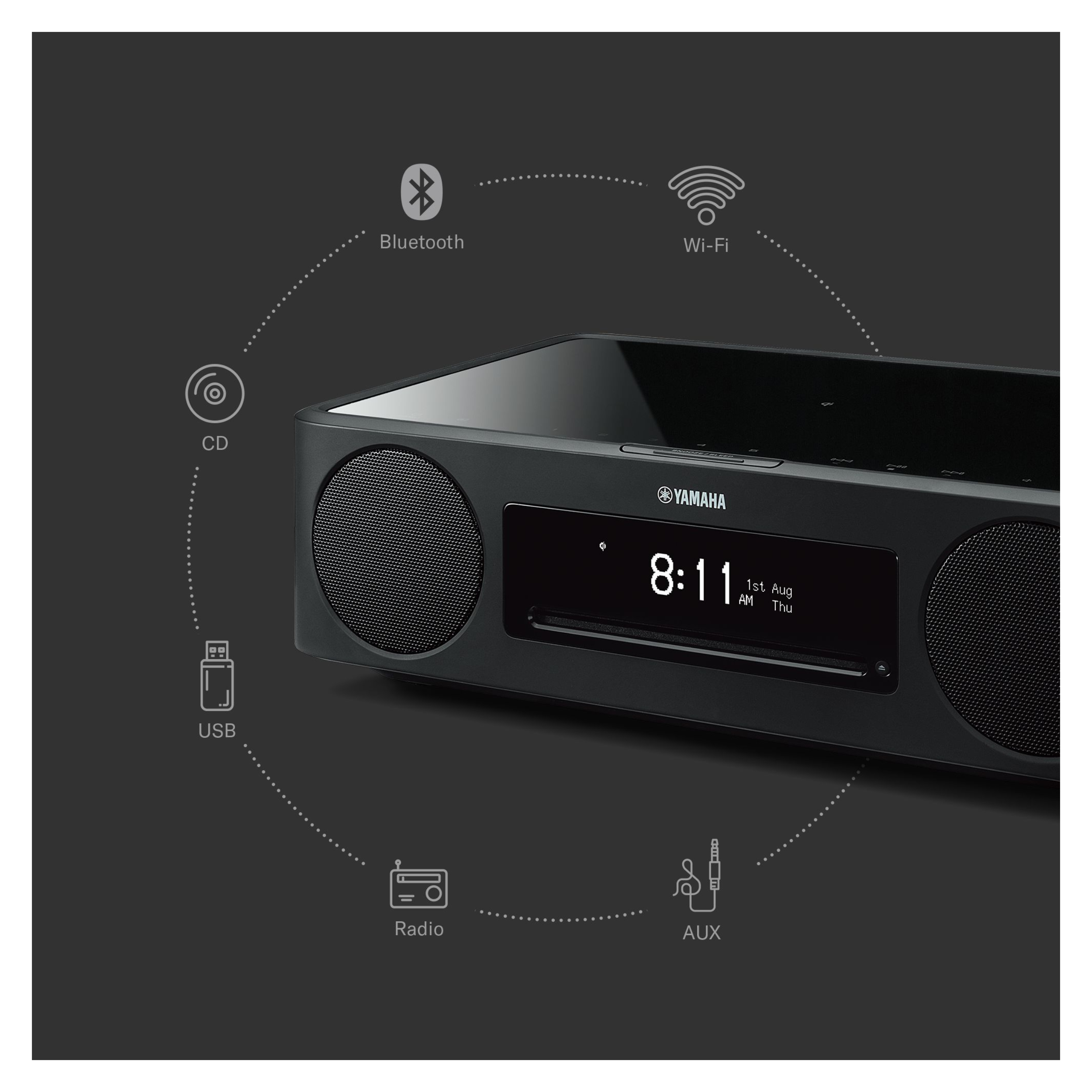 Yamaha Netzwerklautsprecher MusicCast 200 schwarz mit Funktionen Yamaha Netzwerklautsprecher MusicCast 200 schwarz mit Funktionen