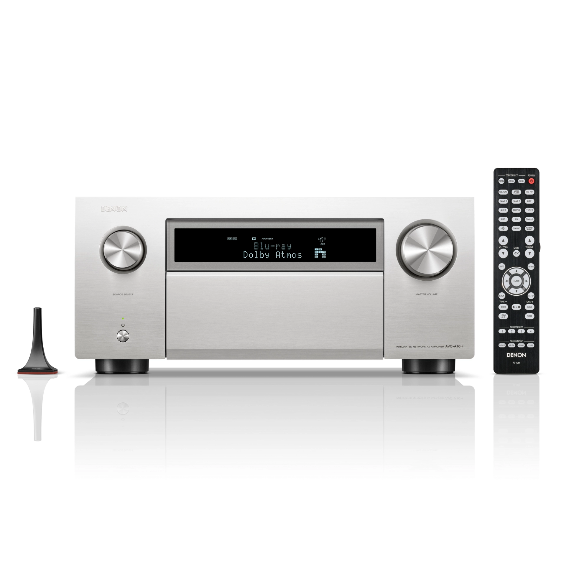 Denon AVC A10H Cover Silber