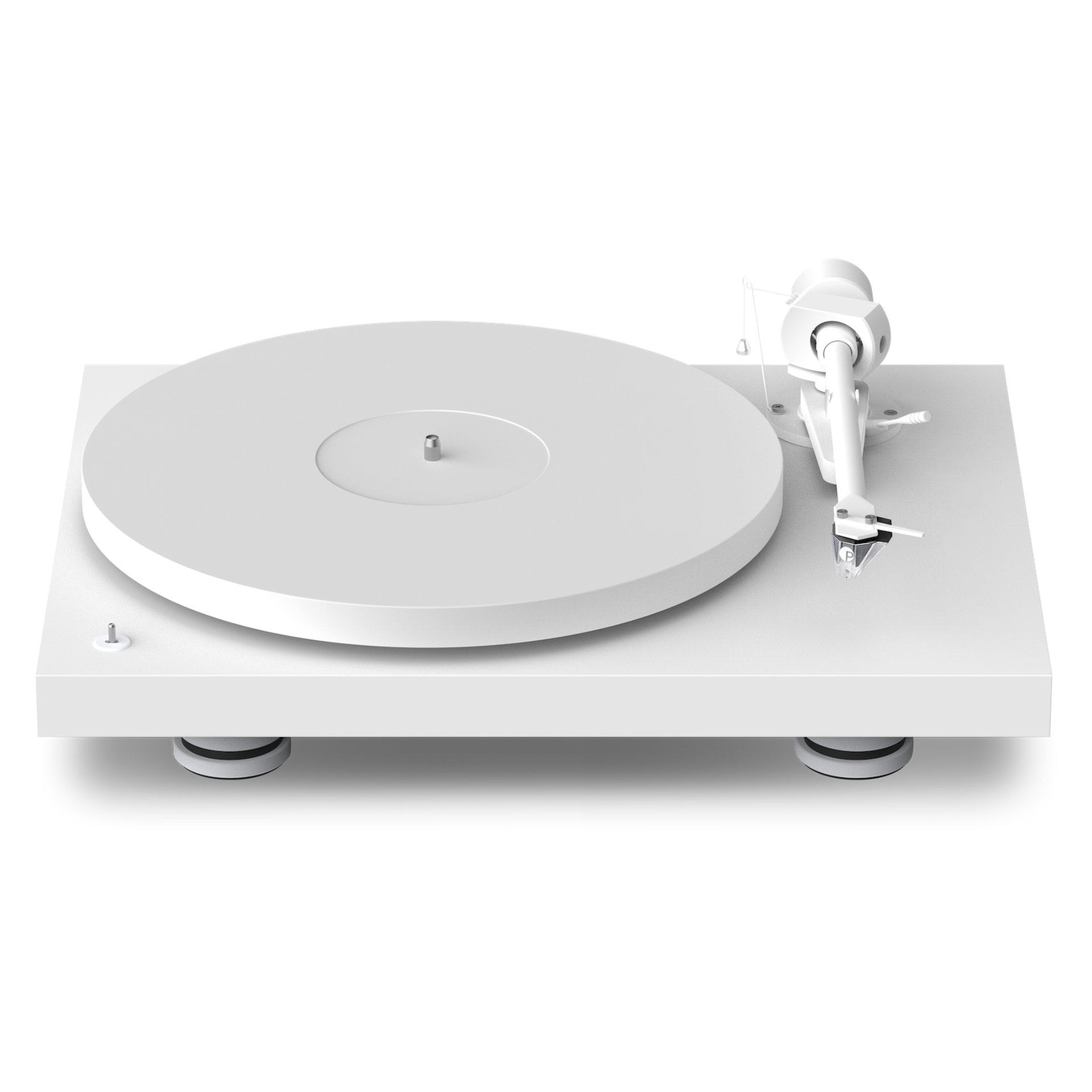 Pro-ject Plattenspieler Debut Pro in Weiß Vorderseite 