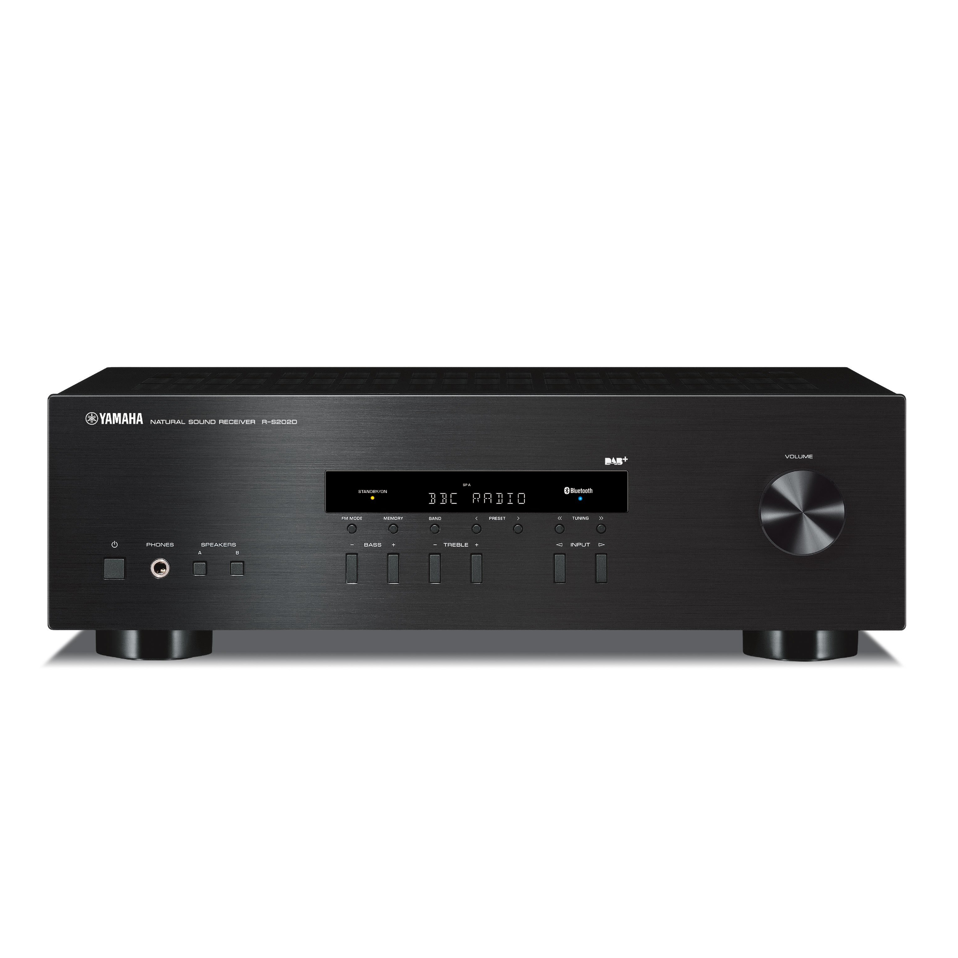 Yamaha Stereoreceiver RS-202D schwarz Vorderseite Yamaha Stereoreceiver RS-202D schwarz Vorderseite