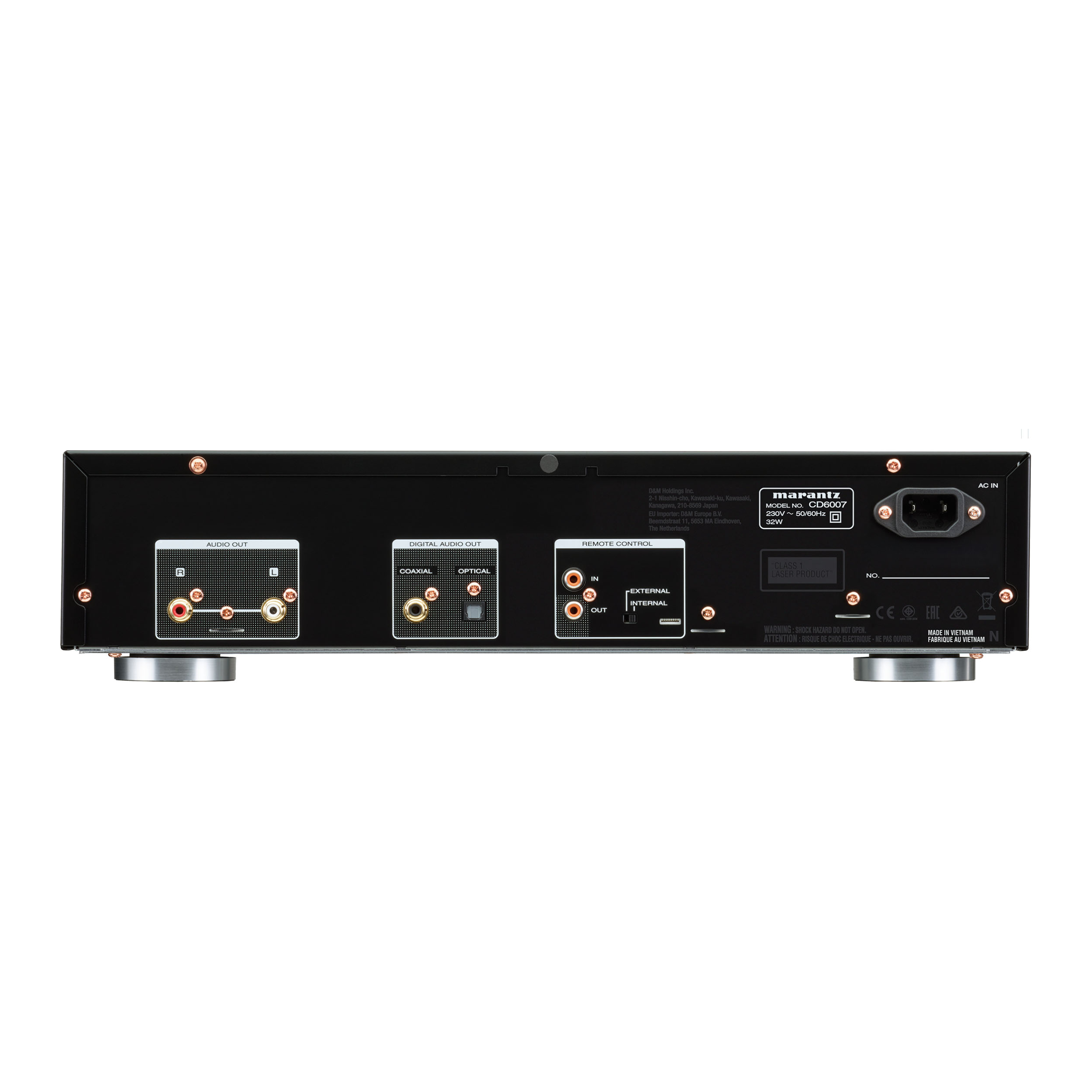 Marantz CD6007 in black back Marantz CD6007 in black back