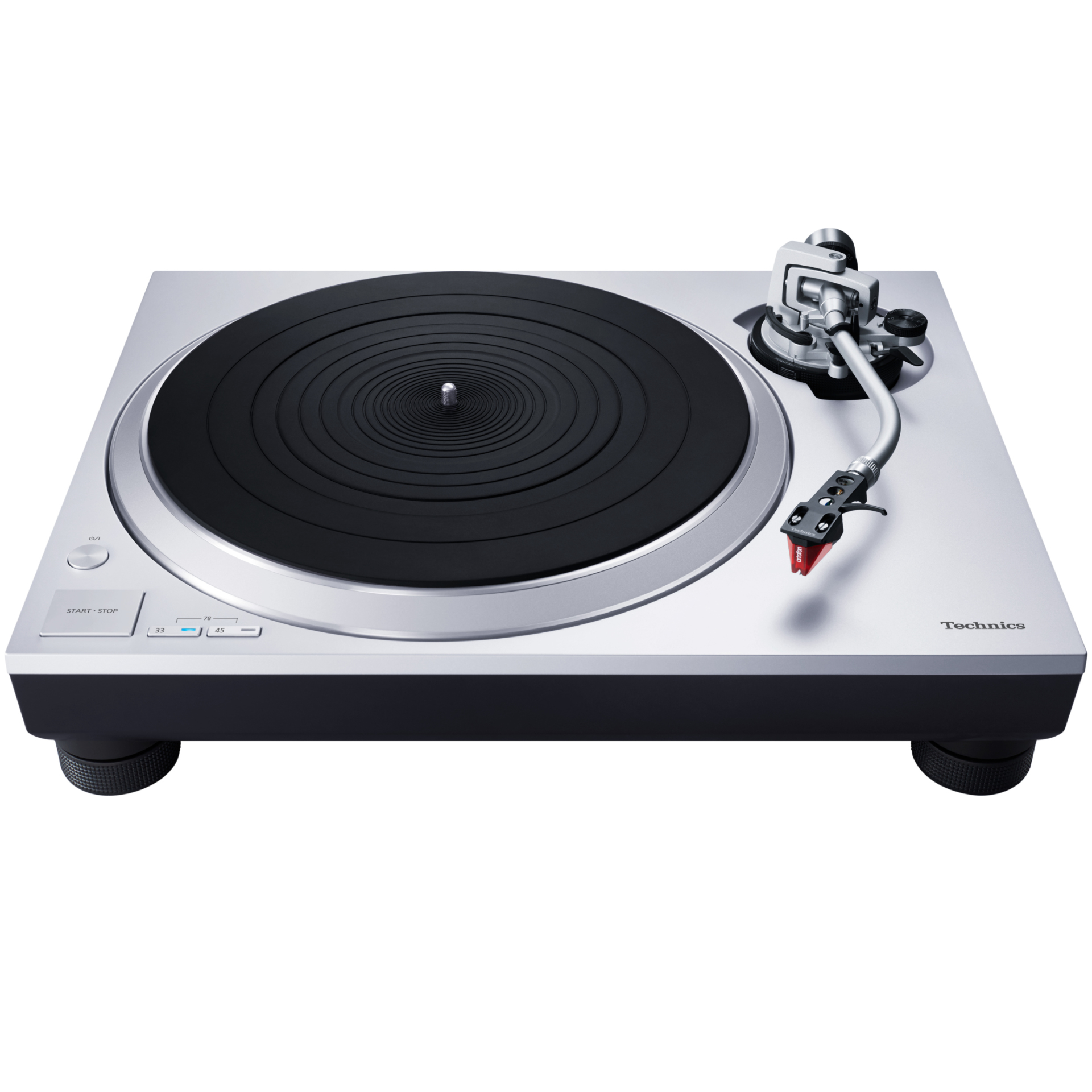 Technics SL- 1500CEG turntable in silver front