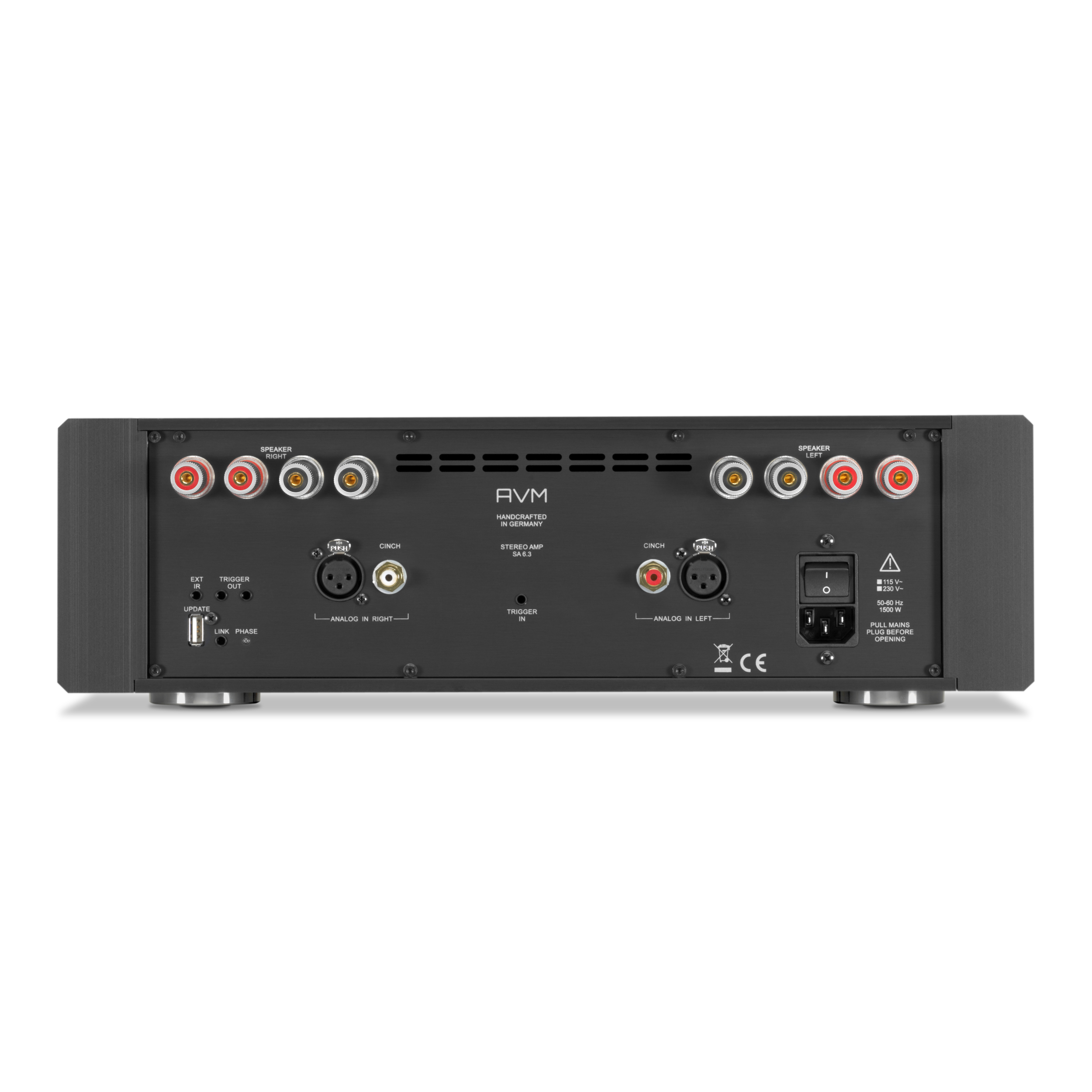 AVM Stereo Endstufe SA 6.3  Rückseite AVM Stereo Endstufe SA 6.3  Rückseite