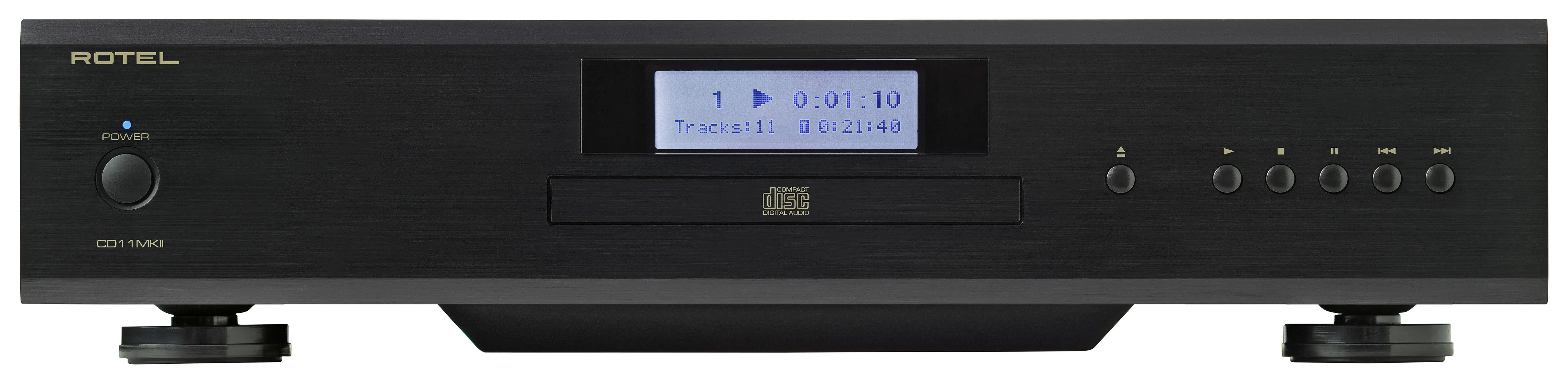 Rotel CD11MKII in Schwarz Vorderseite