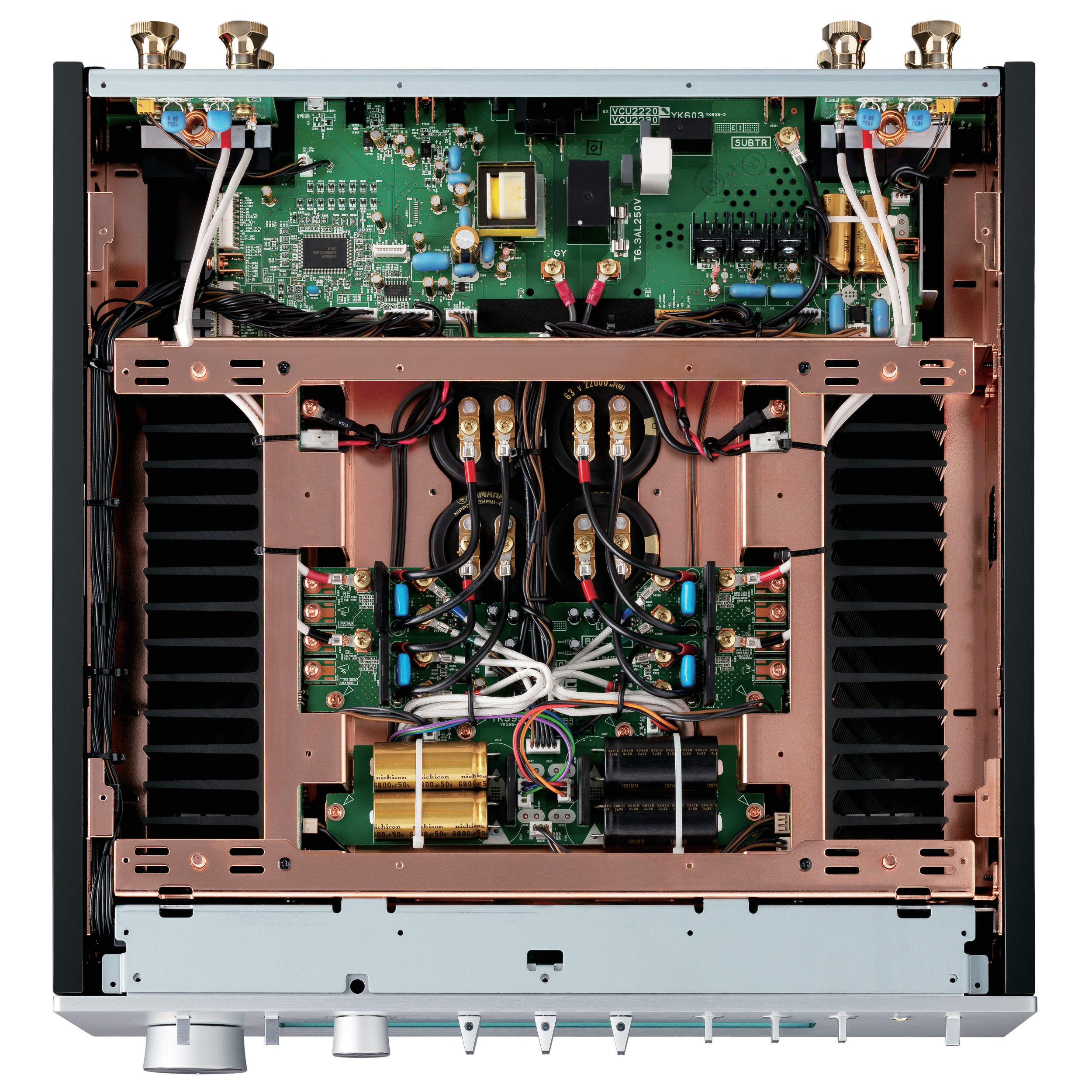 Yamaha A-S3200 Stereo Verstärker geöffnet Yamaha A-S3200 Stereo Verstärker geöffnet